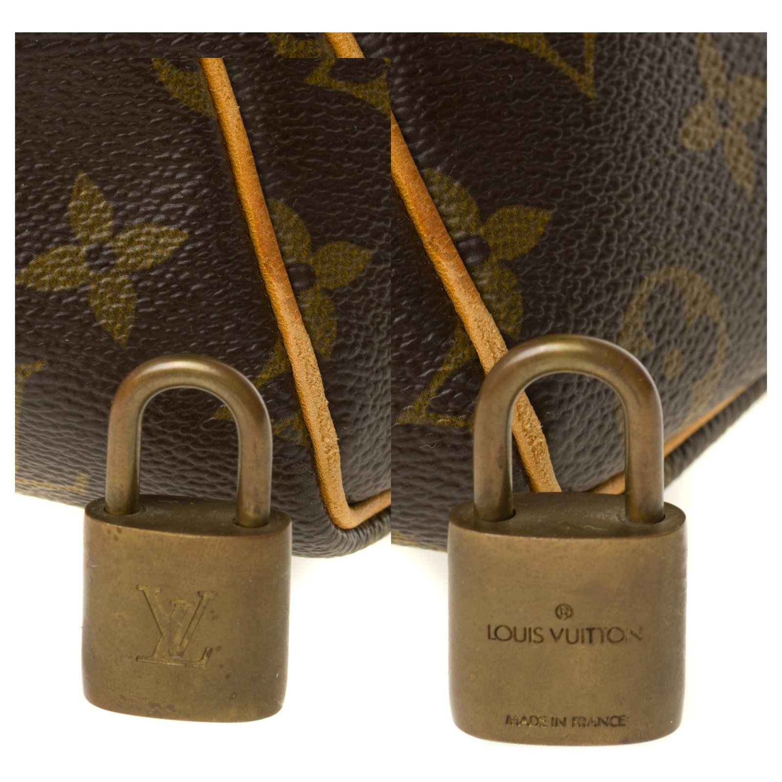 Sacs de voyage Louis Vuitton Sac Louis Vuitton Keepall 45 en toile Monogram customisé &quot;Mickey Vs ...