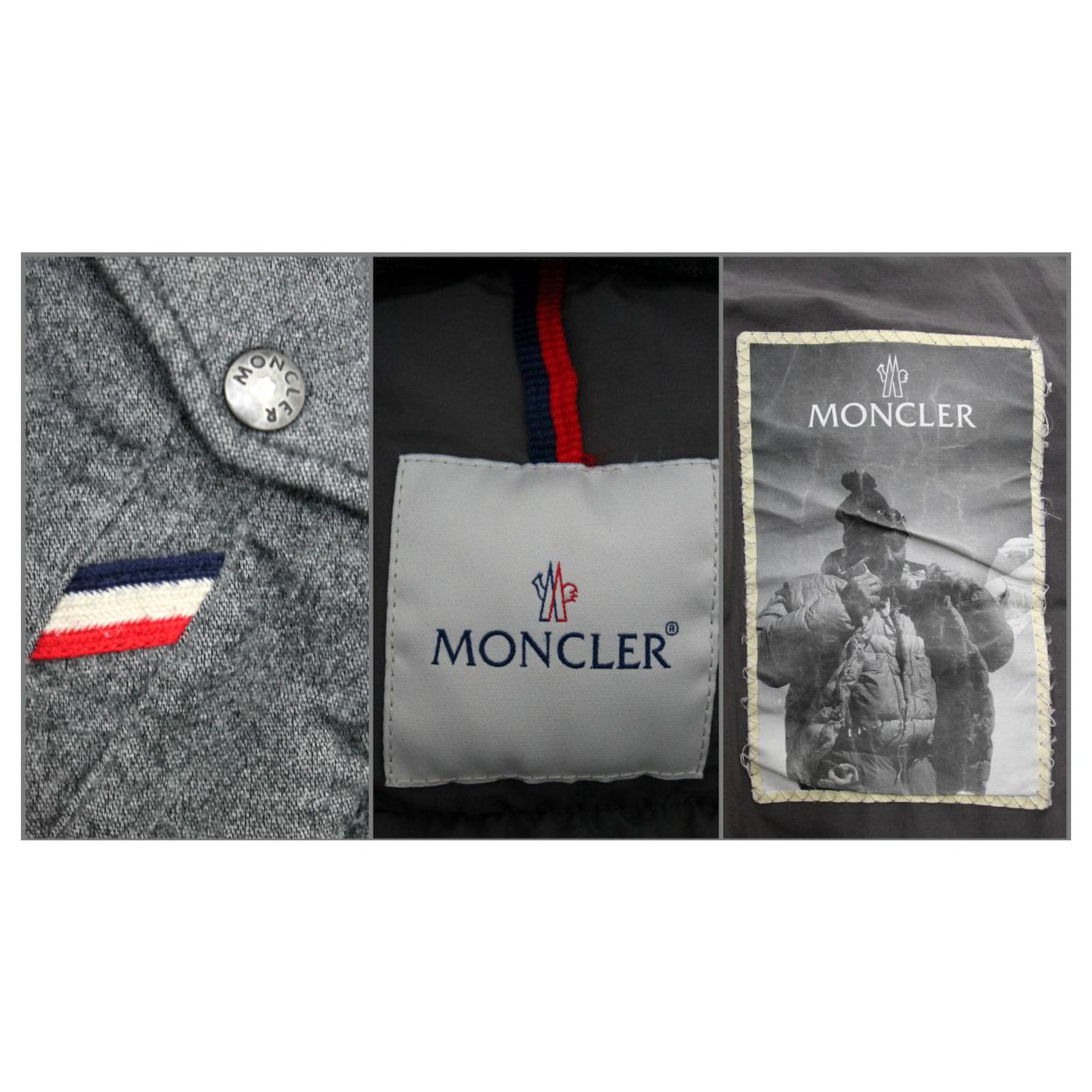 Moncler Cezanne Grey Wool ref.168732 - Joli Closet