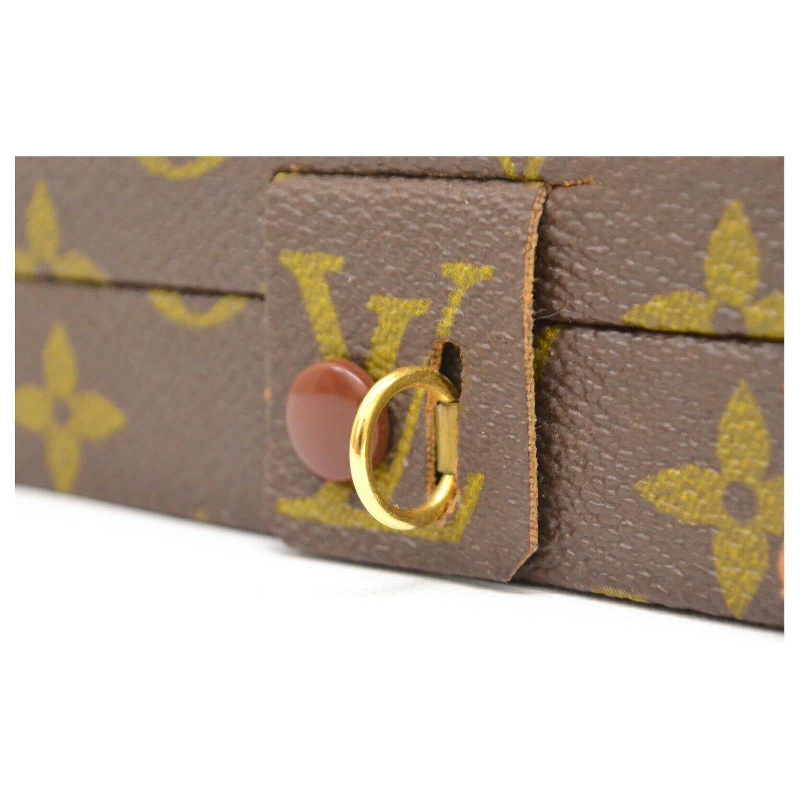 Portagioie Louis Vuitton Ecrin Dichiarazione Mini Tela ref.1008090 - Joli  Closet