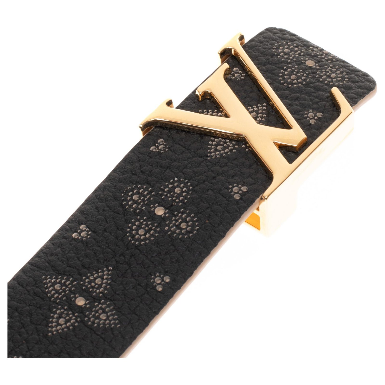 Louis Vuitton Cintura tascabile con firma LV Nero Pelle ref.239404 - Joli  Closet