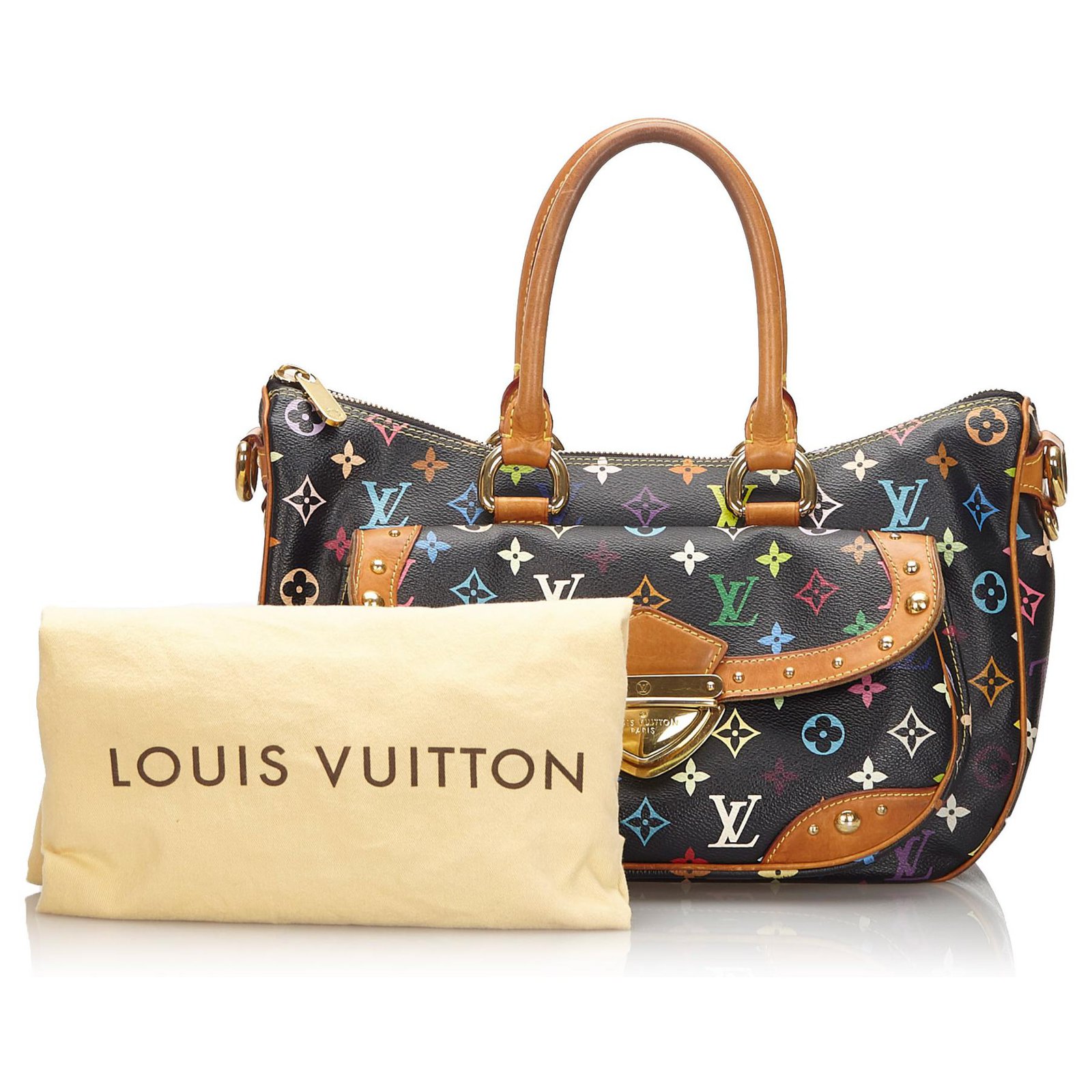Louis Vuitton Multicolor LV Black Canvas & Patent Leather Monogram Sneakers  40,5 ref.472895 - Joli Closet