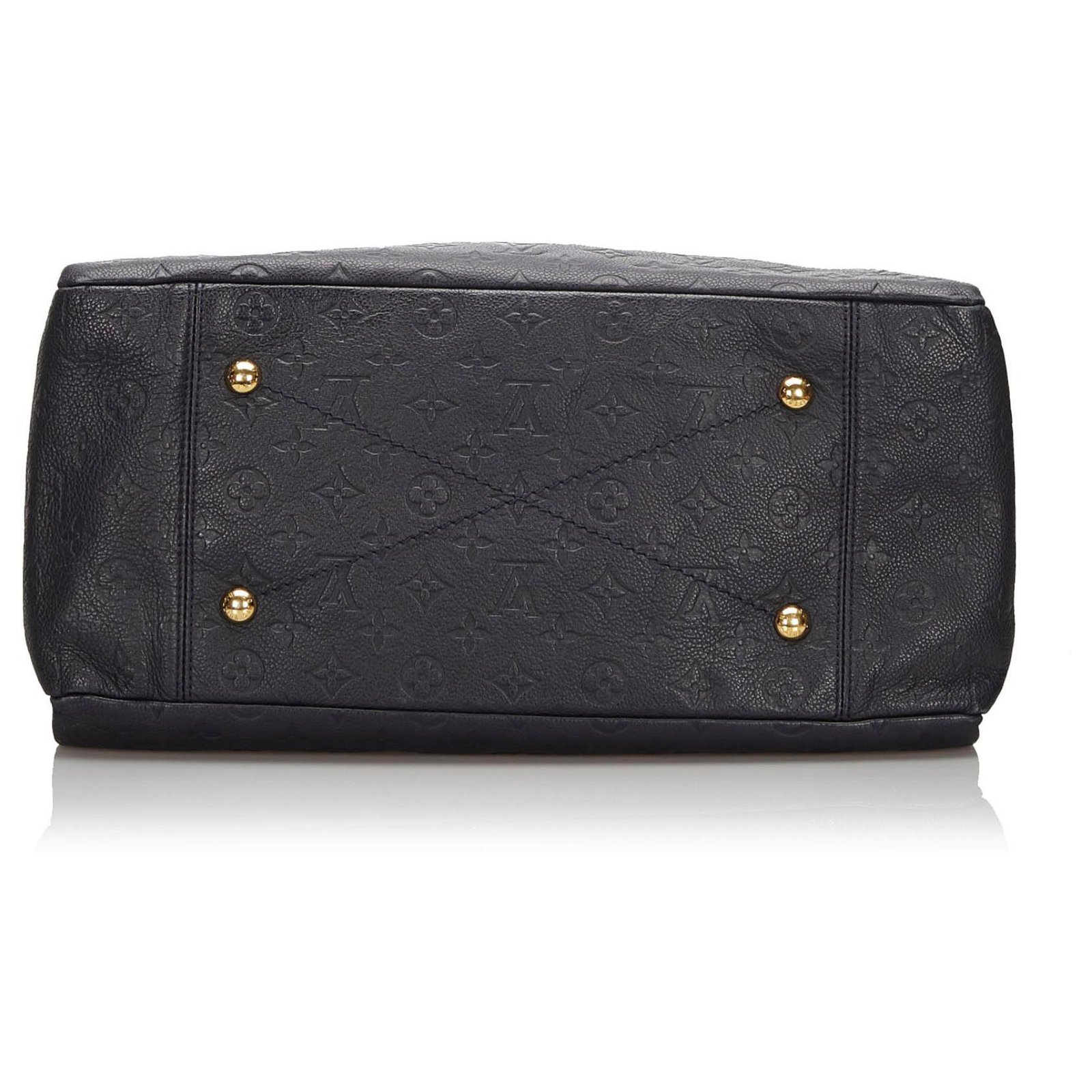 Louis Vuitton Black Empreinte Artsy MM Leather ref.169449 - Joli