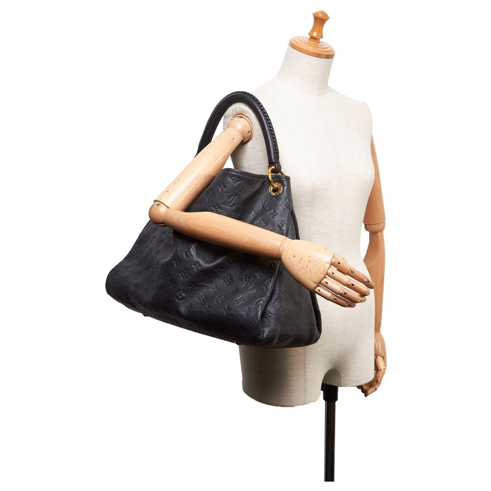 Louis Vuitton Black Empreinte Artsy MM Leather ref.169449 - Joli Closet