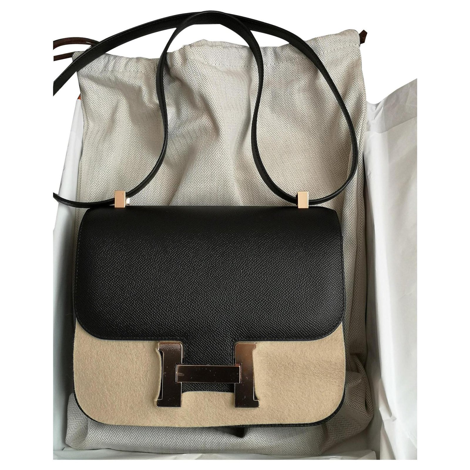 hermes constance 18 black