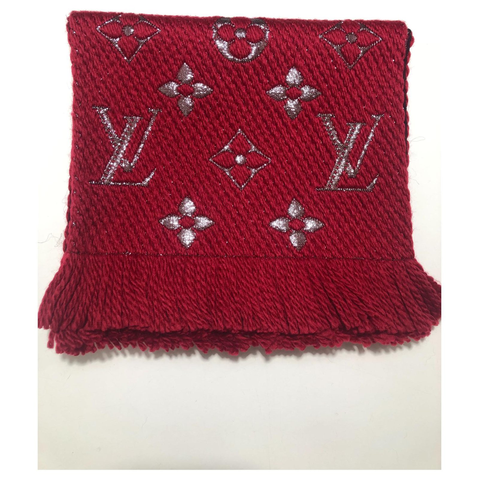Louis Vuitton Logomania Red Wool ref.373172 - Joli Closet