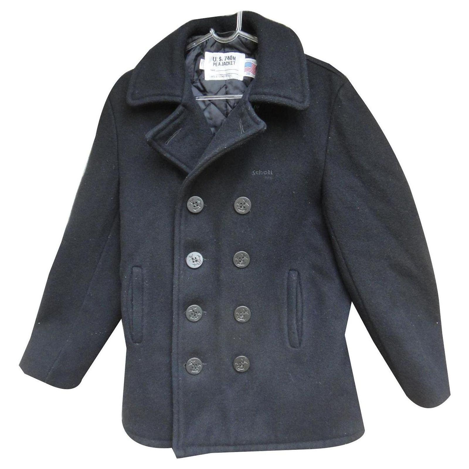 Veste Caban Schott US 740N Pour Homme - Taille M - Occasion En Très Bon état
