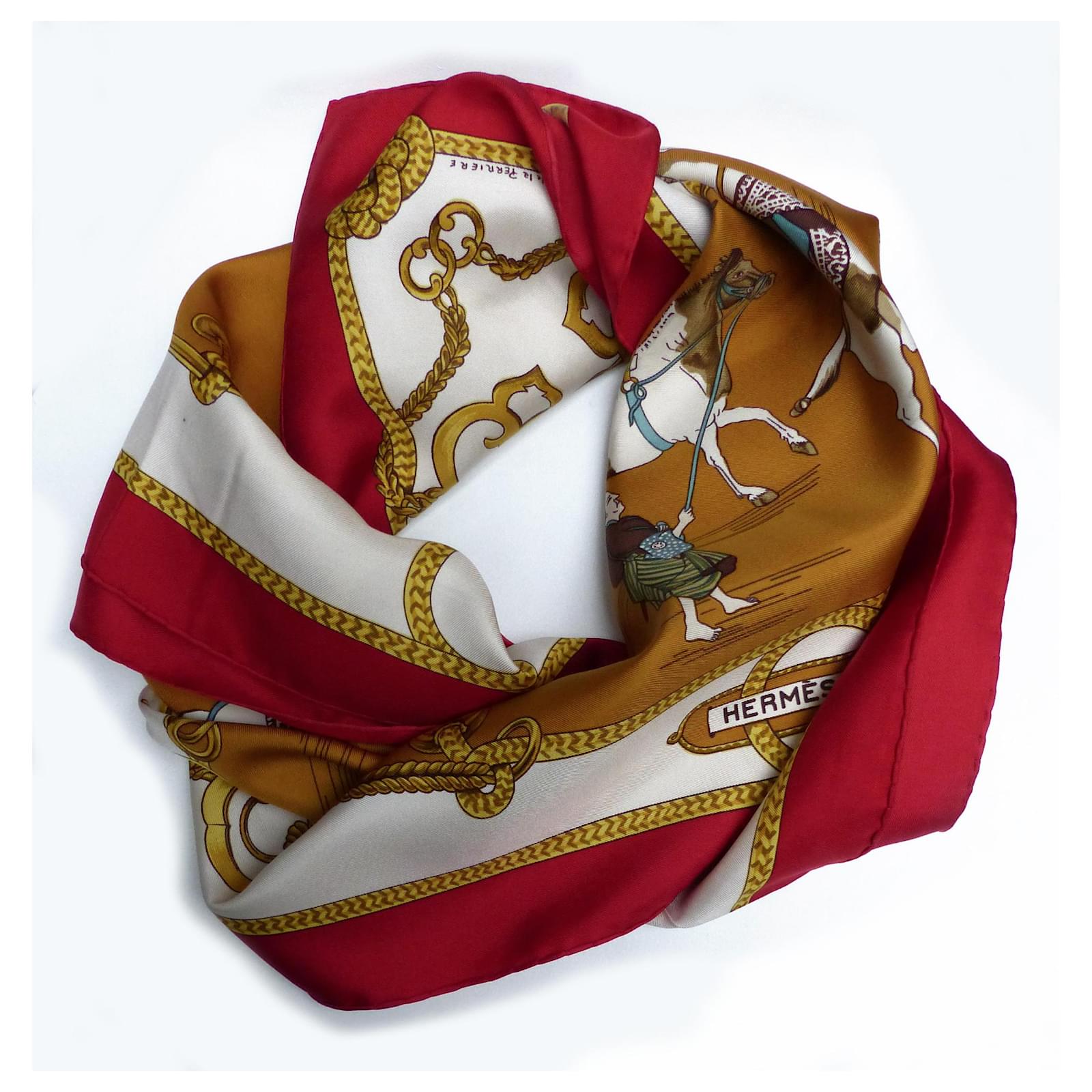 Hermès Japanisches Reiten Mehrfarben Seide ref.170921 Joli Closet