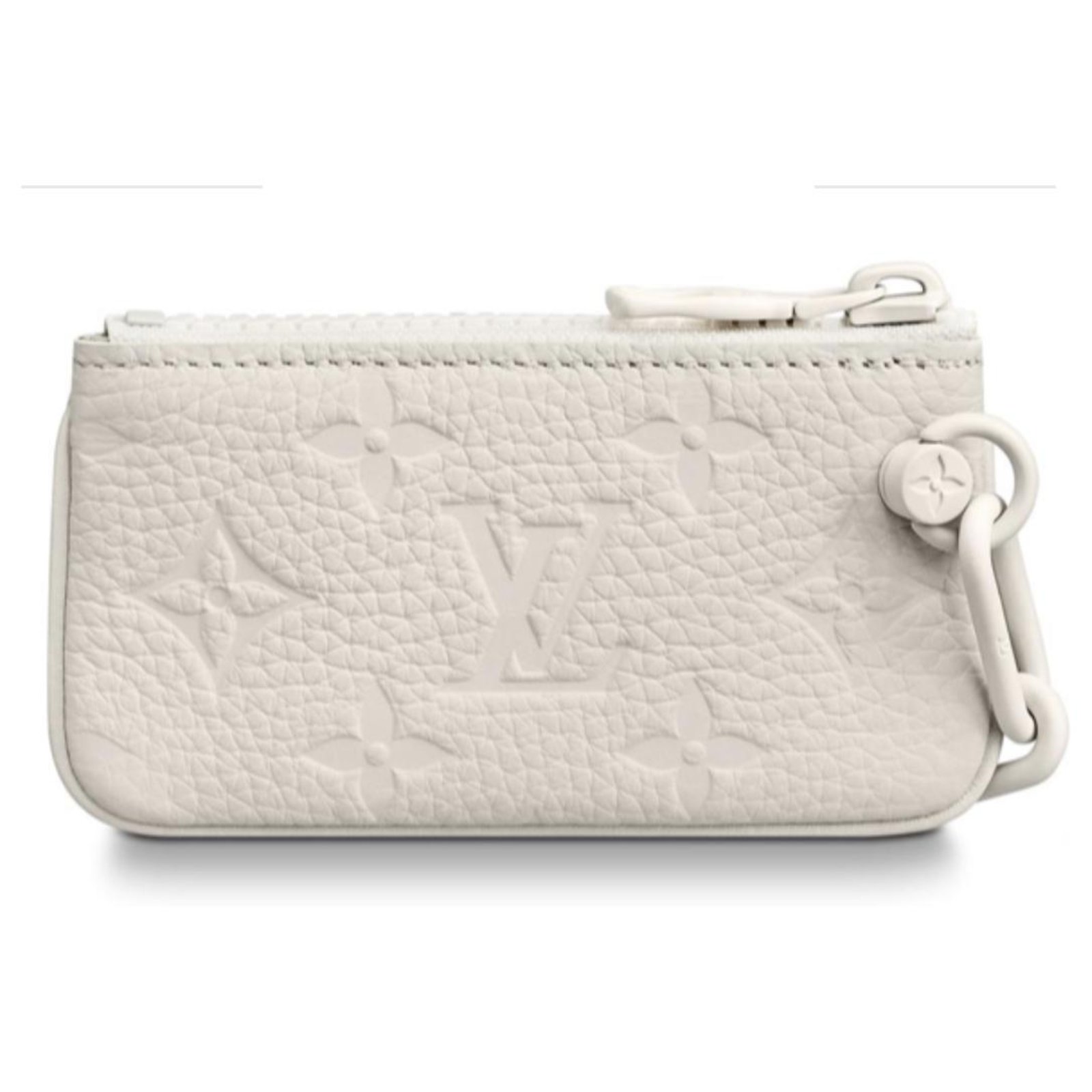 Louis Vuitton key pouch new Beige Leather ref.157553 - Joli Closet