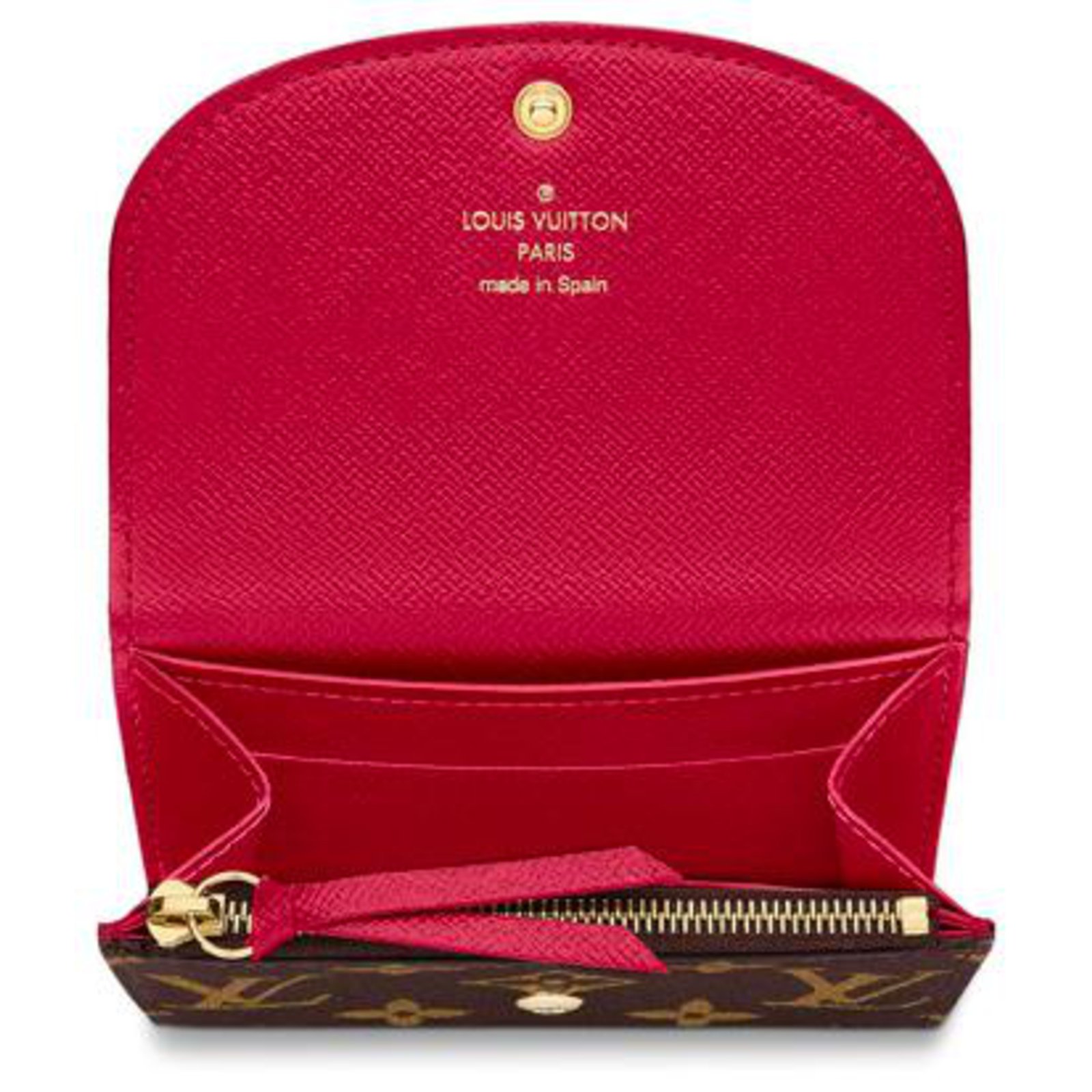 Portafoglio Louis Vuitton Rosalie Marrone ref.171010 - Joli Closet