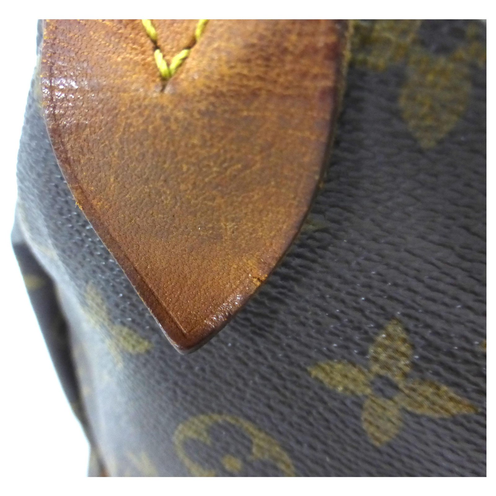 Louis Vuitton Keepall, Bolso de mano Louis Vuitton Speedy 40 cm en lona  Monogram revestida marrón y cuero natural