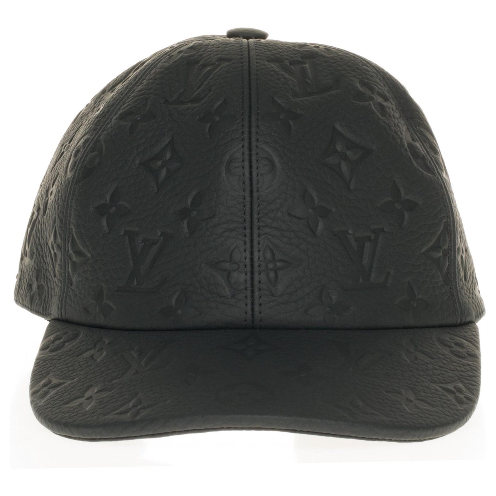 Louis Vuitton 1.1 Cap Embossed Monogram Leather Black