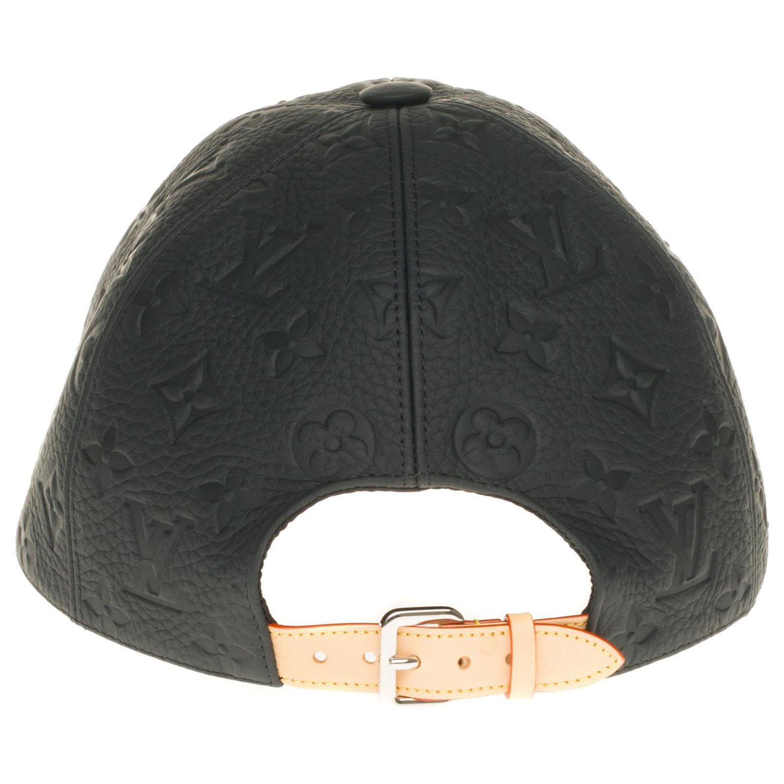 Louis Vuitton 1.1 Cap Embossed Monogram Leather Black in Taurillon