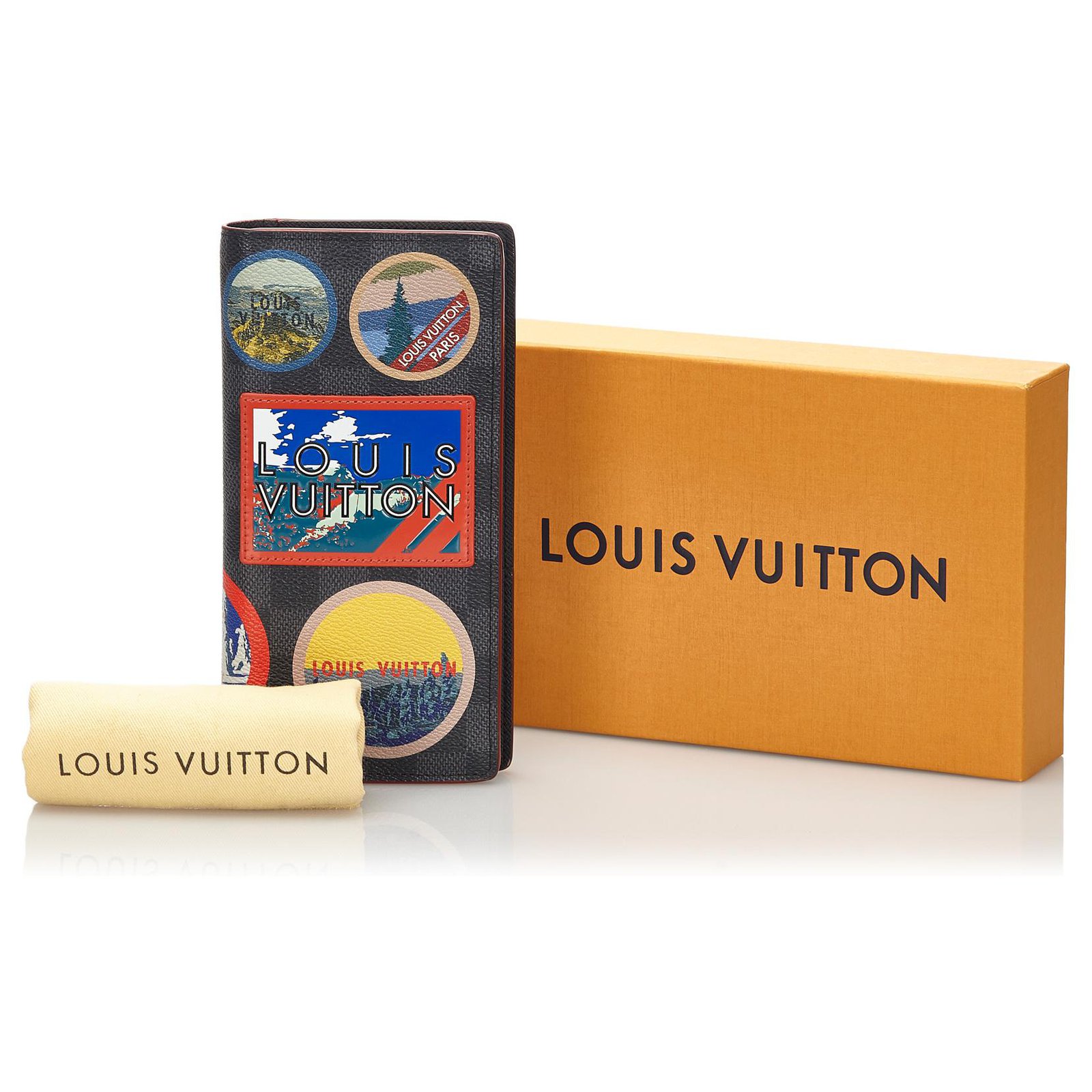 Shop Louis Vuitton DAMIER 2020 SS Louis Vuitton Nigo Brazza Wallet Damier  Ebene Giant Brown by BrandStreetStore