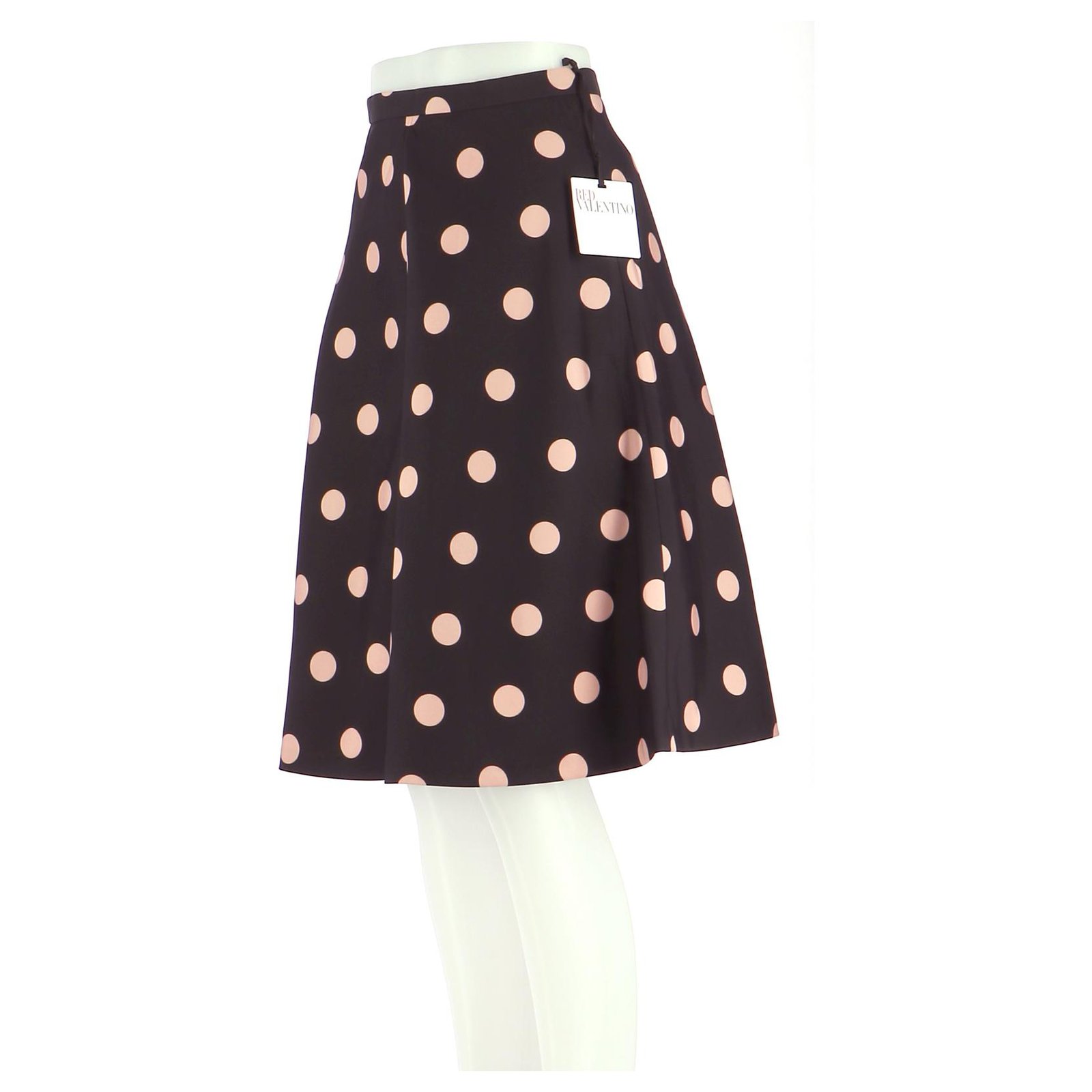 red polka dot skirt jumpsuit