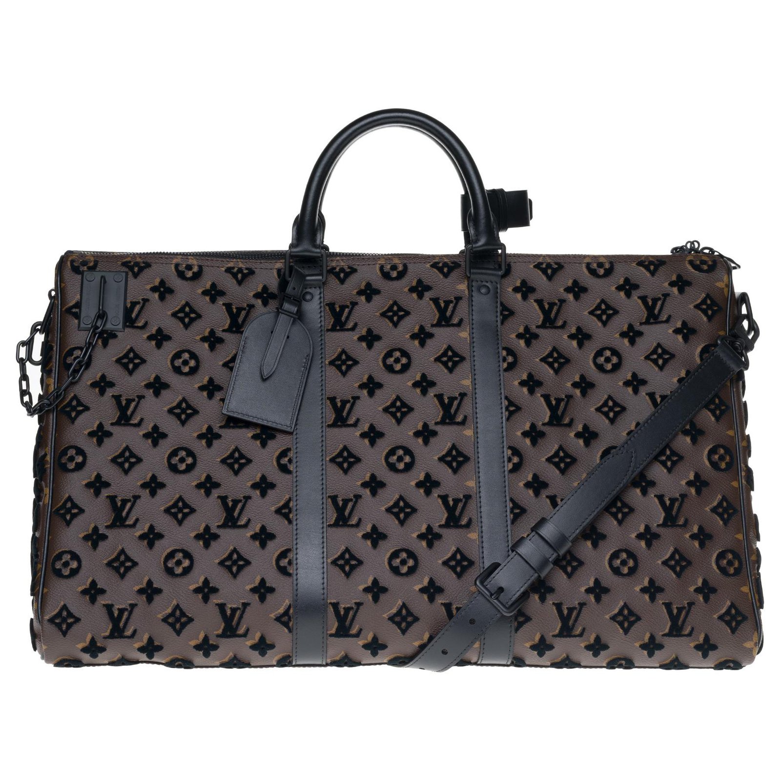Sold out - Louis Vuitton Keepall triangle bag 50 canvas shoulder