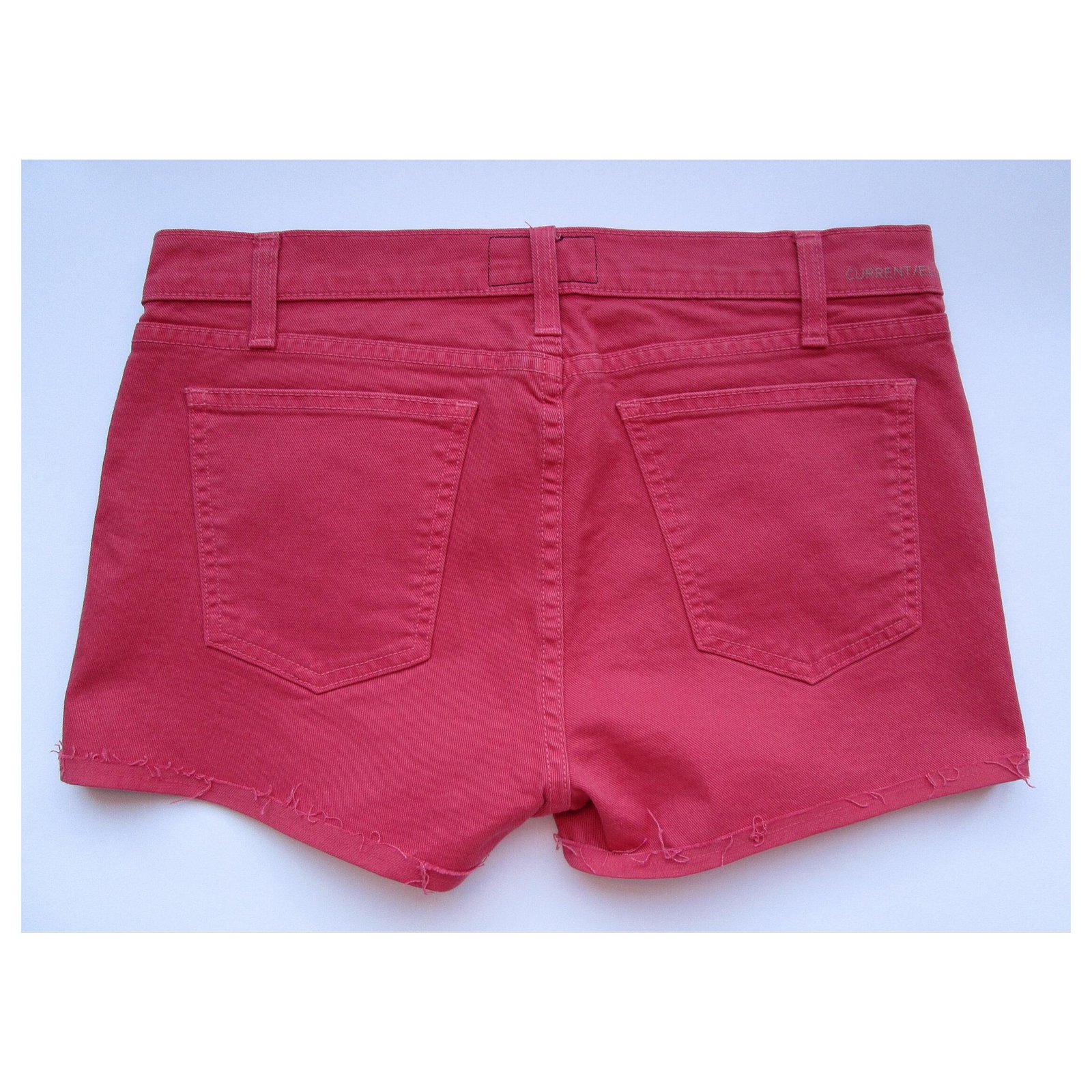 Current Elliott Shorts Red Cotton Elastane ref.171588 - Joli Closet