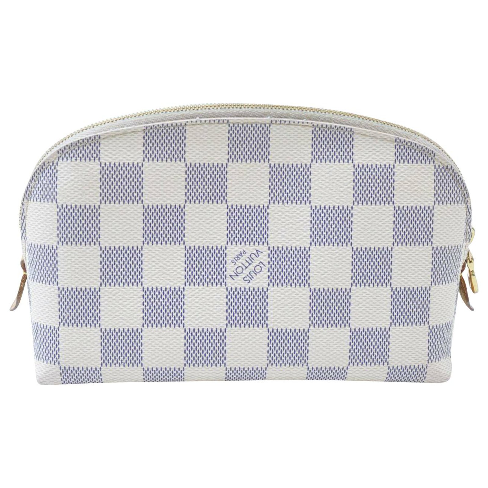 Louis Vuitton Damier Azur Pouch Clutch 2020 Cosmetic Bag - MyDesignerly