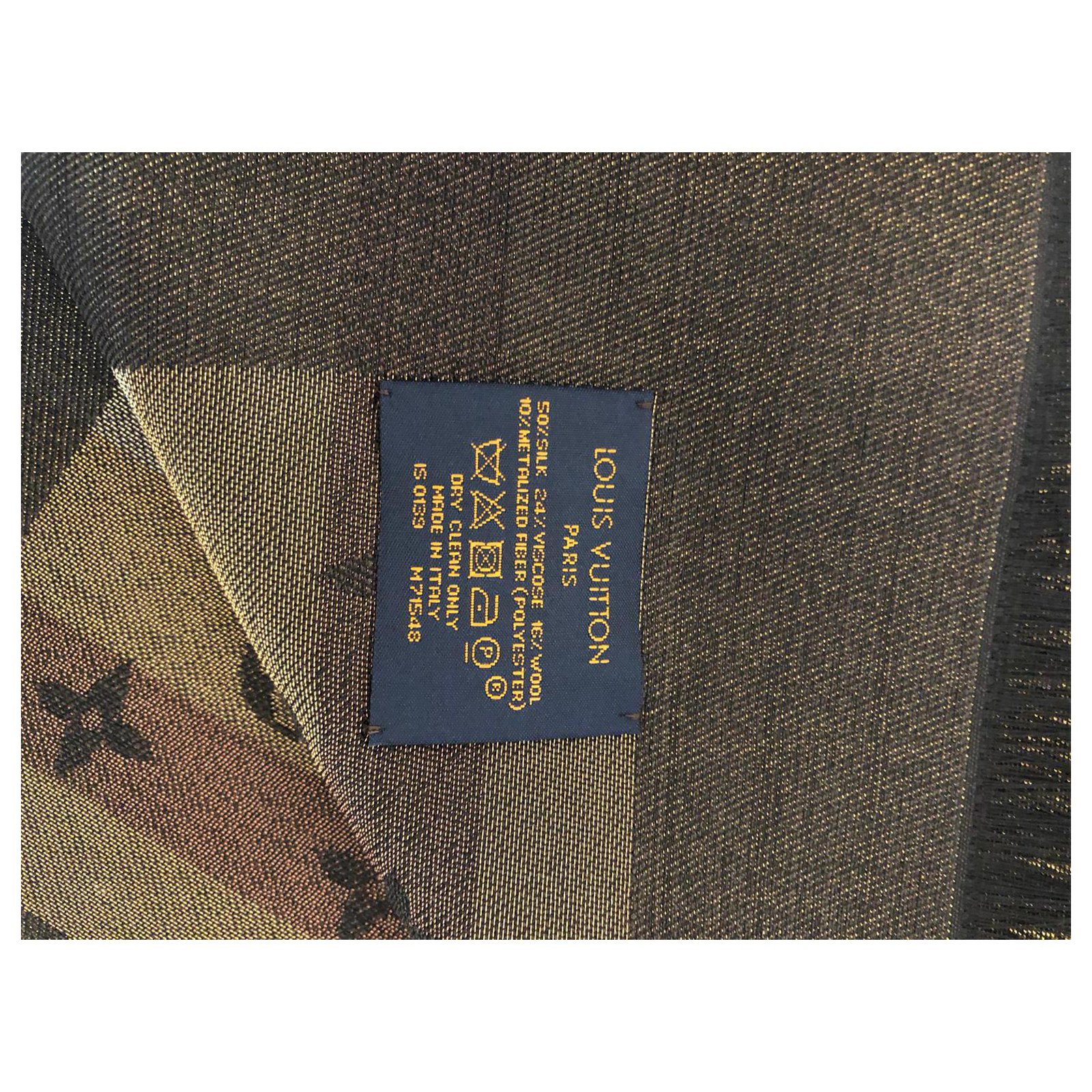 Louis Vuitton So shine monogram Brown Silk ref.171882 - Joli Closet