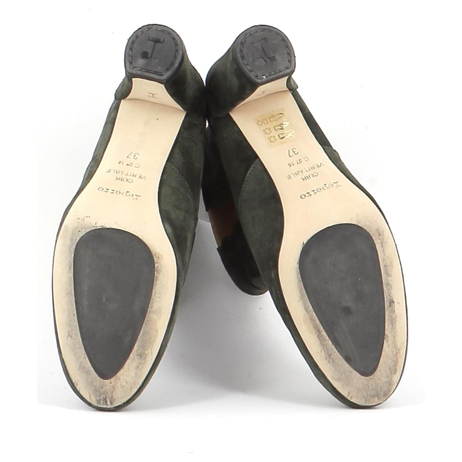 Repetto Ankle Boots Low Boots Dark green Leather