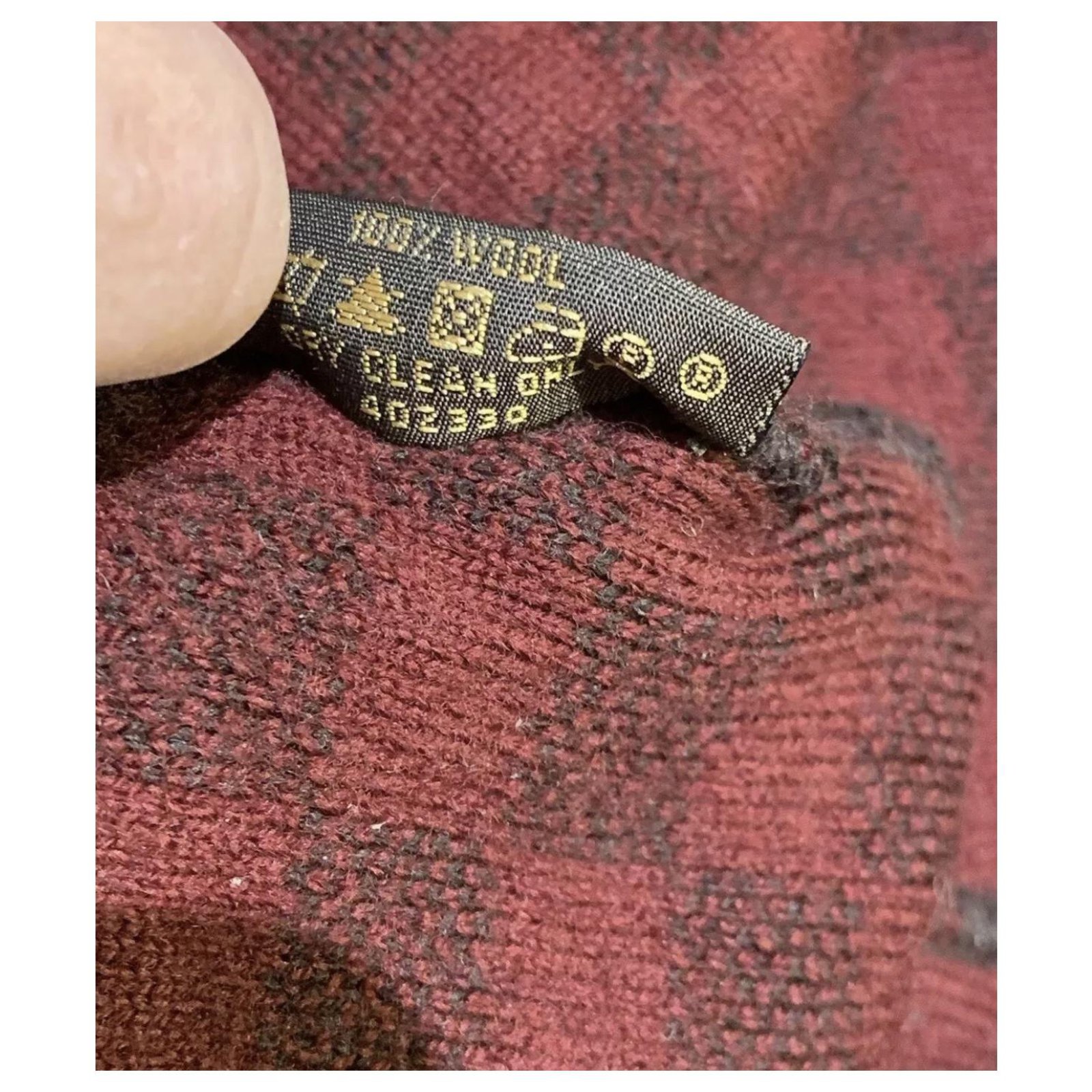 Wool beanie Louis Vuitton Brown size M International in Wool - 30372957
