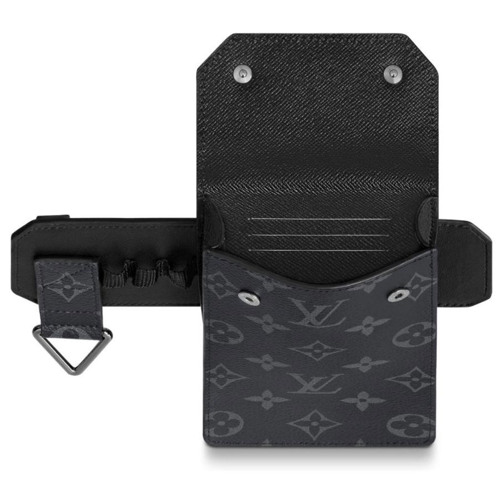 Louis Vuitton Utility Belt Bag Monogram Eclipse Canvas Black 1013657
