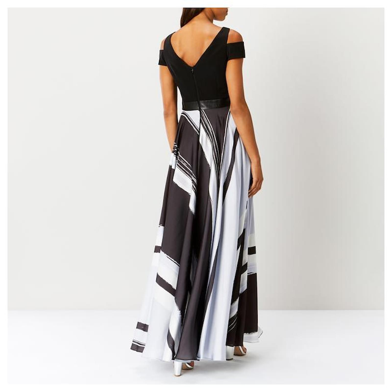 knee length dresses for ladies East Coast Weather Stripe Maxi