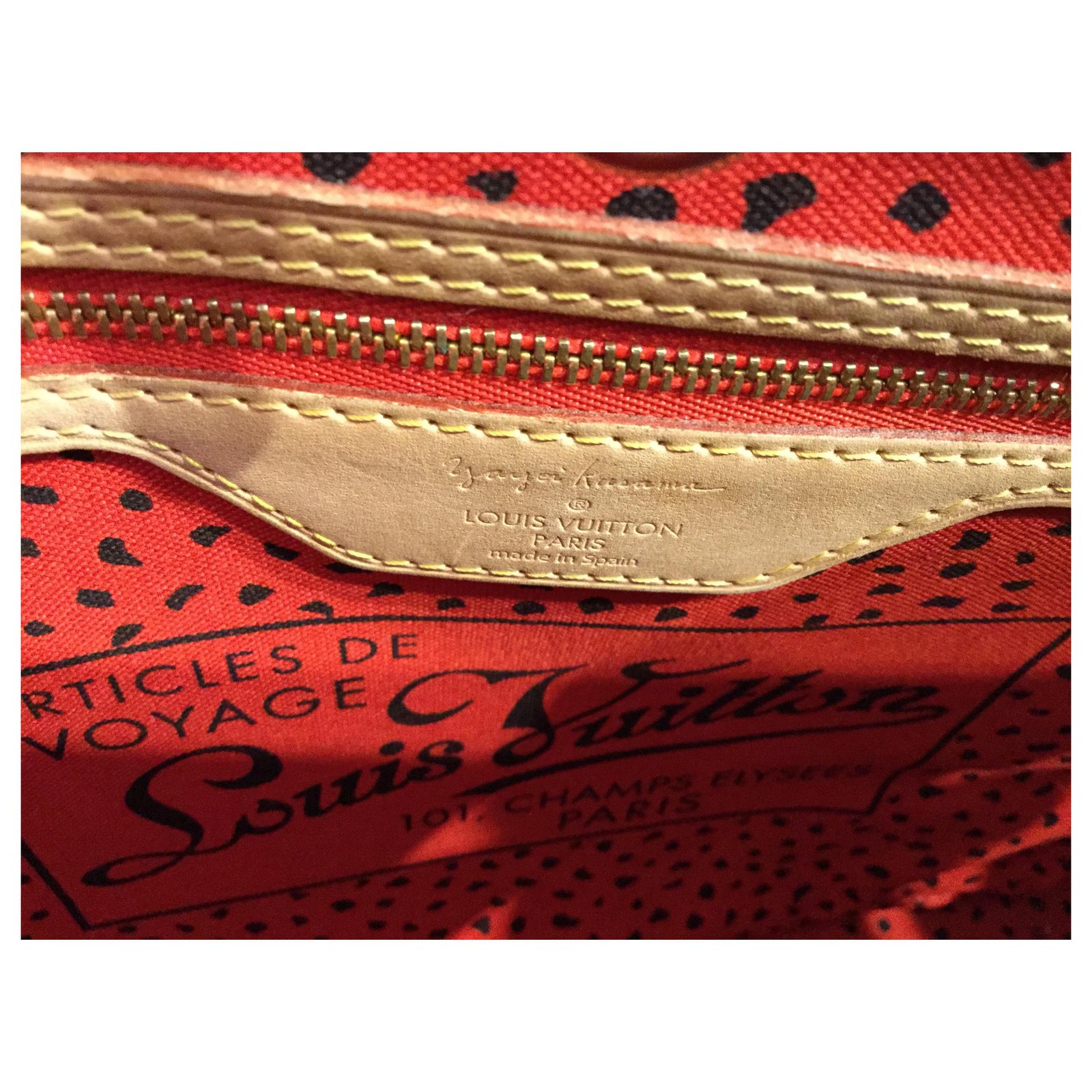 Louis Vuitton Red Damier Infini Tadao PM Leather Pony-style calfskin  ref.976339 - Joli Closet