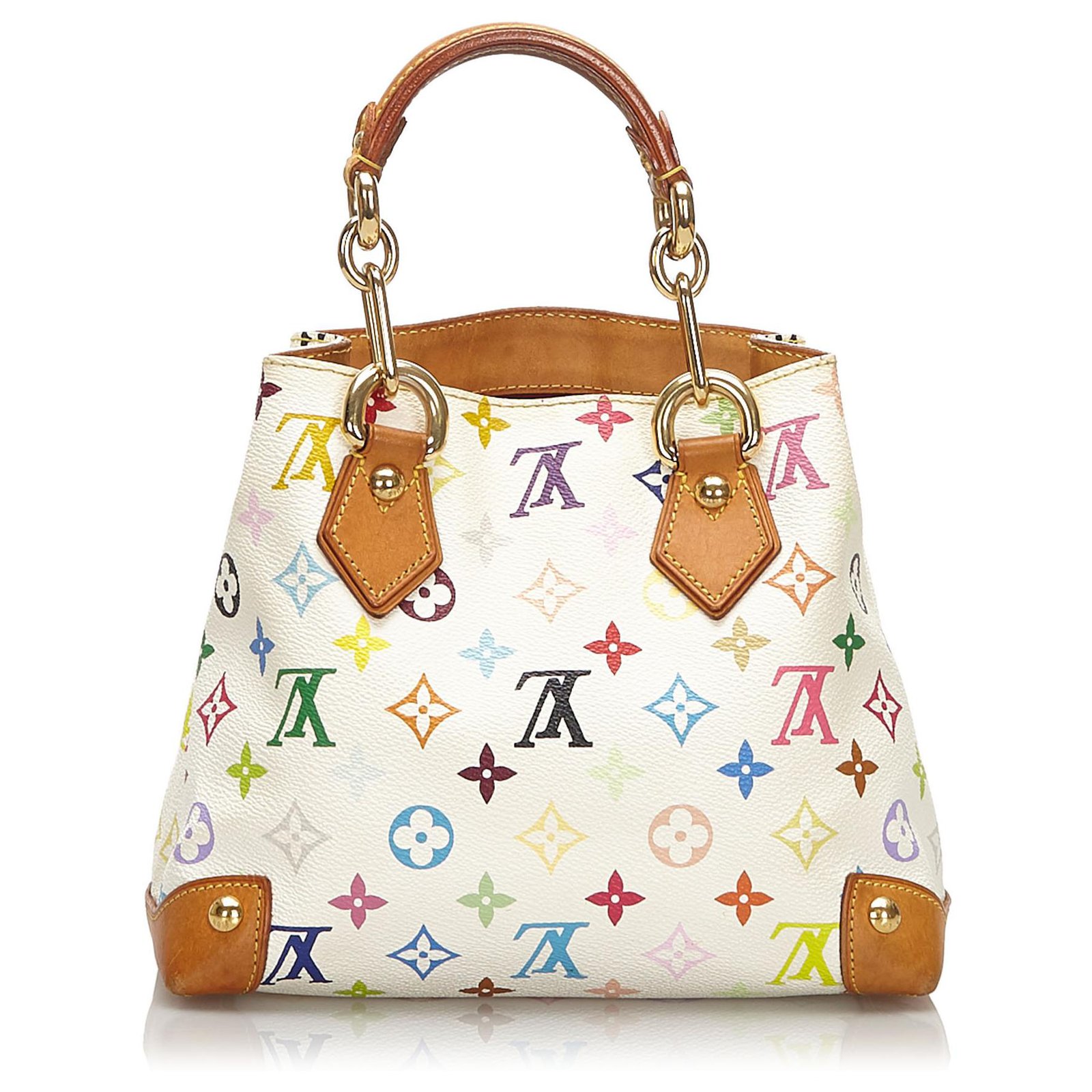 Louis Vuitton White Multicolor Monogram Canvas Audra Bag Louis