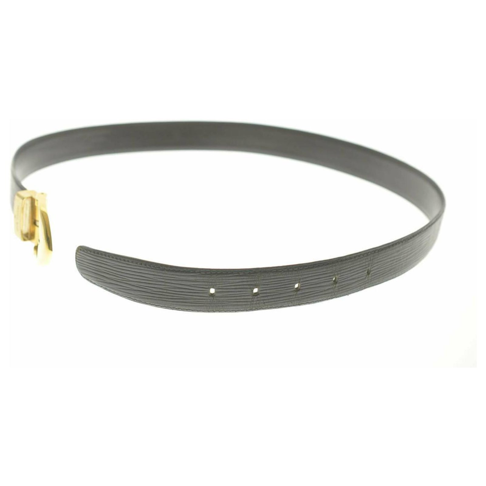 Louis Vuitton Epi Ceinture Classic Black Leather ref.173972 - Joli Closet