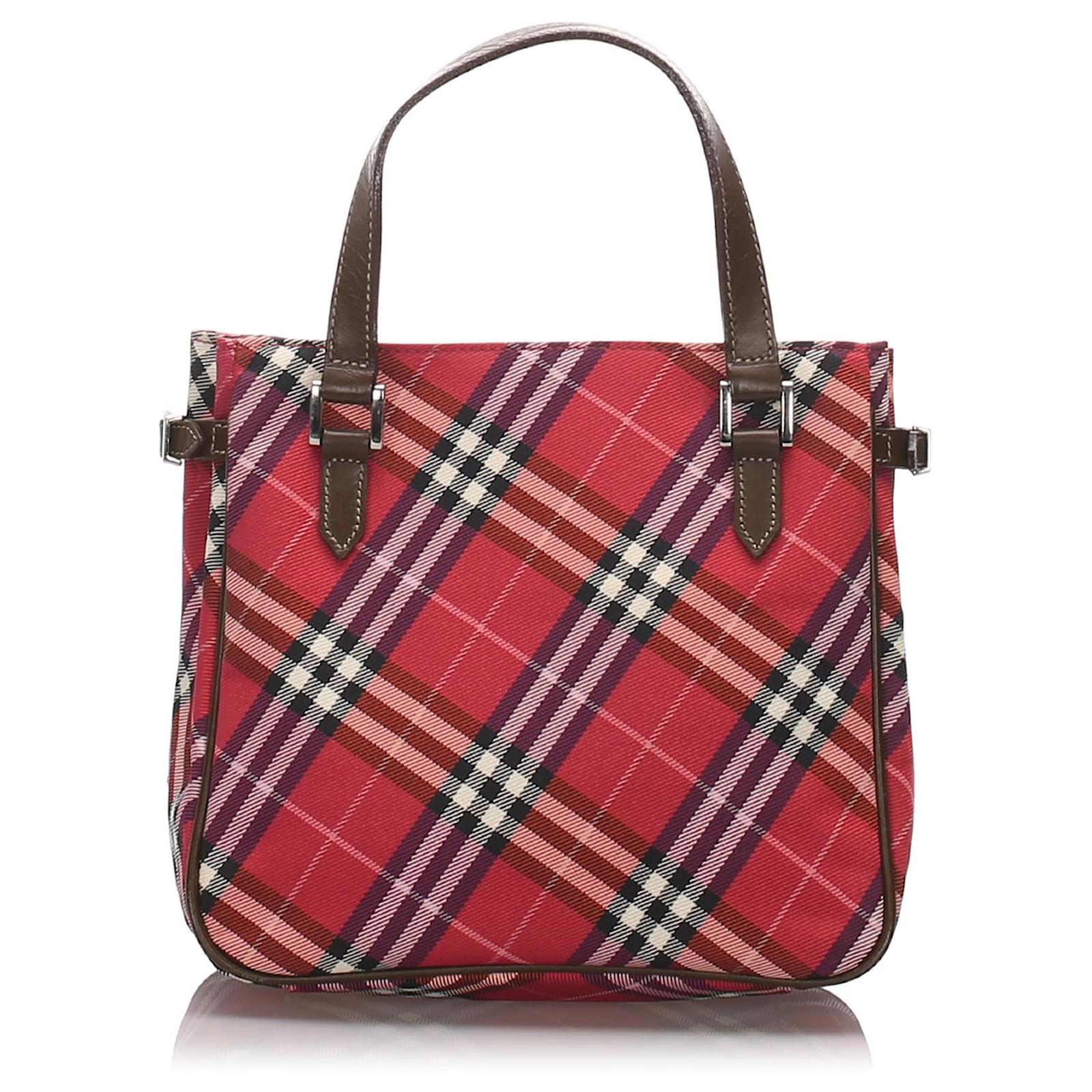 burberry red plaid purse