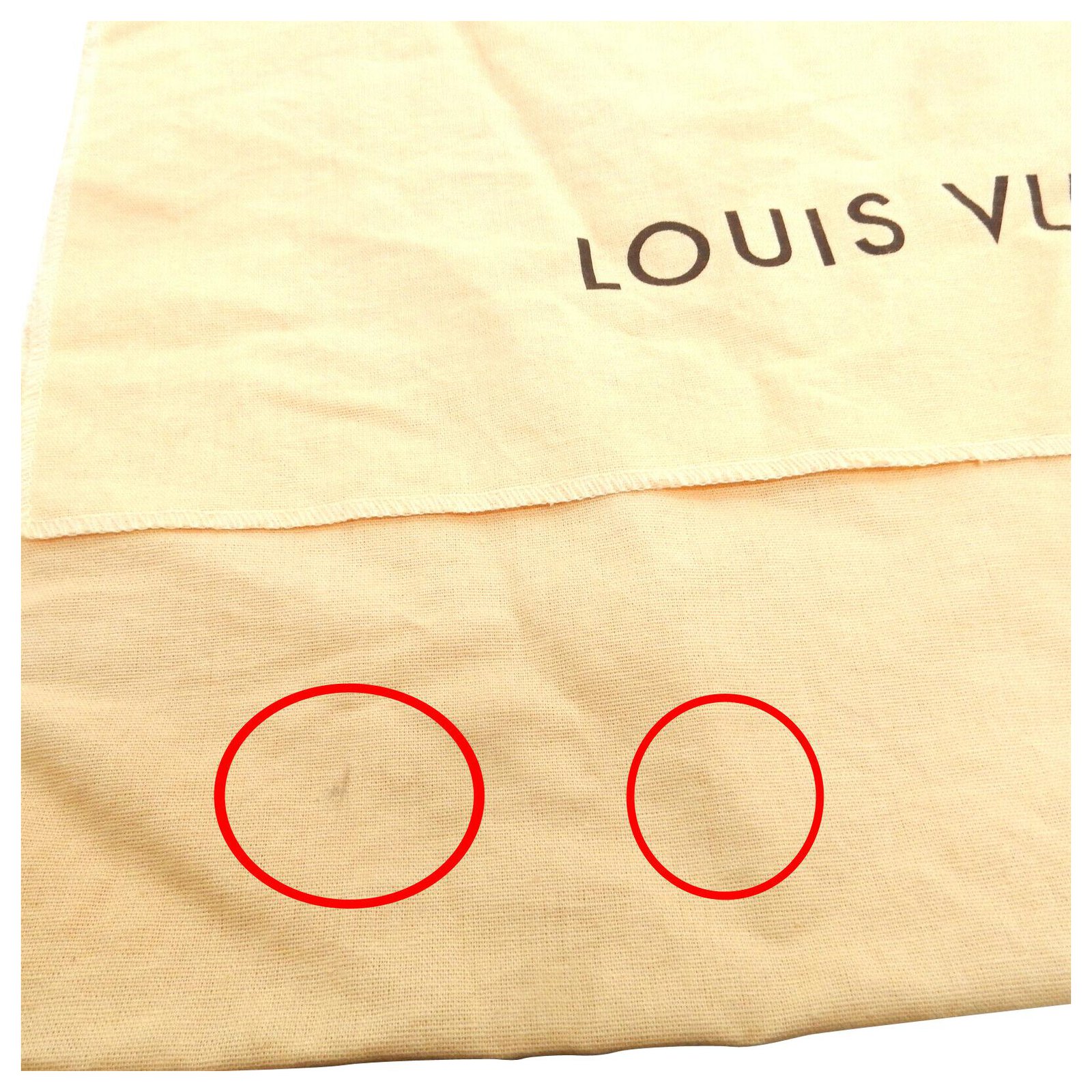 Louis Vuitton Envelope Dust Cover Bag Cotton ref.174511 - Joli Closet