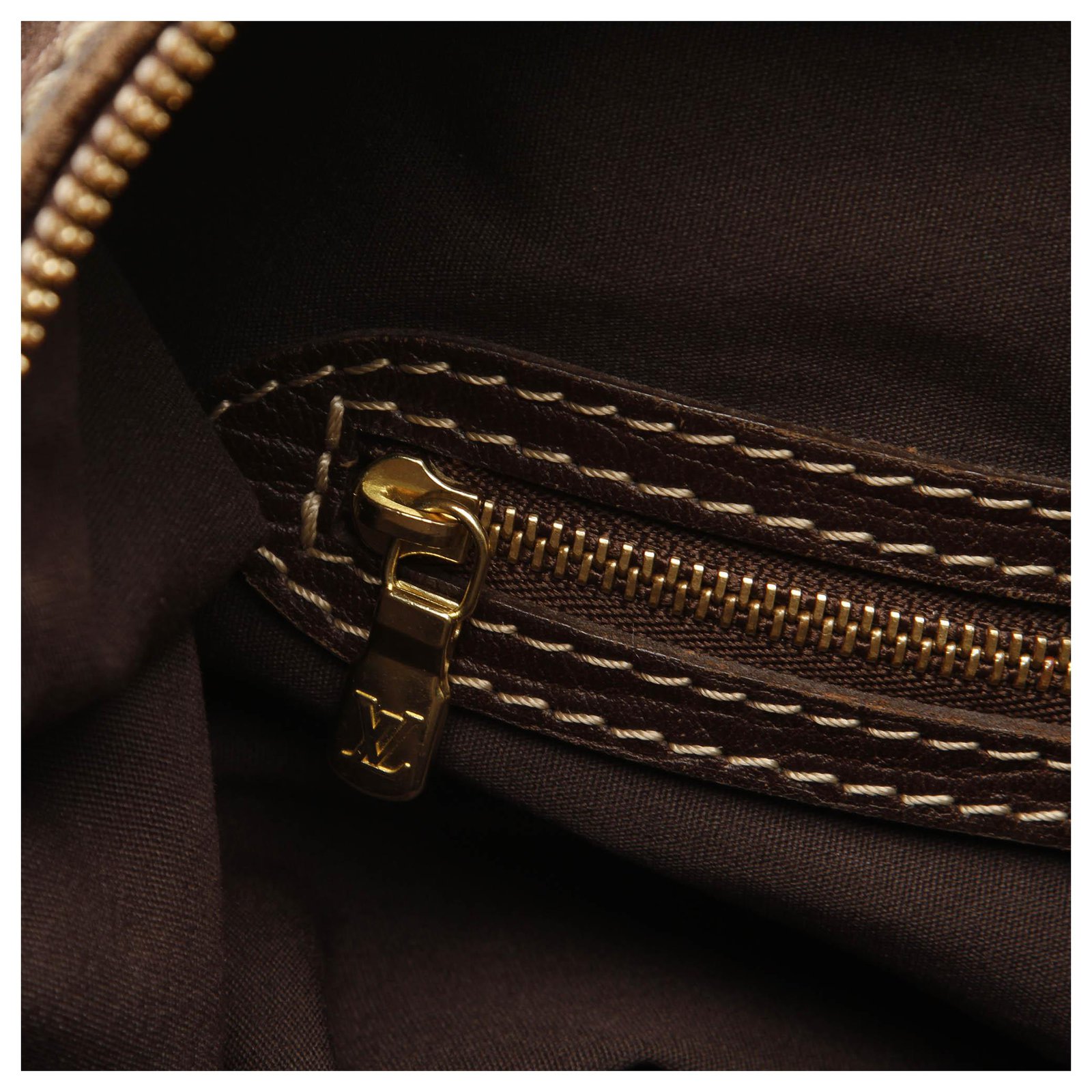 Louis Vuitton Brown Monogram Mini Lin Initiales Keepall 45 Multiple colors  Leather Cotton Cloth ref.175354 - Joli Closet