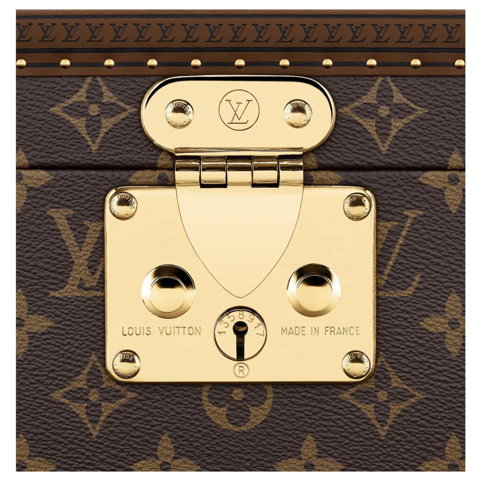Louis Vuitton Damier Ebene Trousse Makeup Bag N51982 Brown Cloth  ref.1006743 - Joli Closet