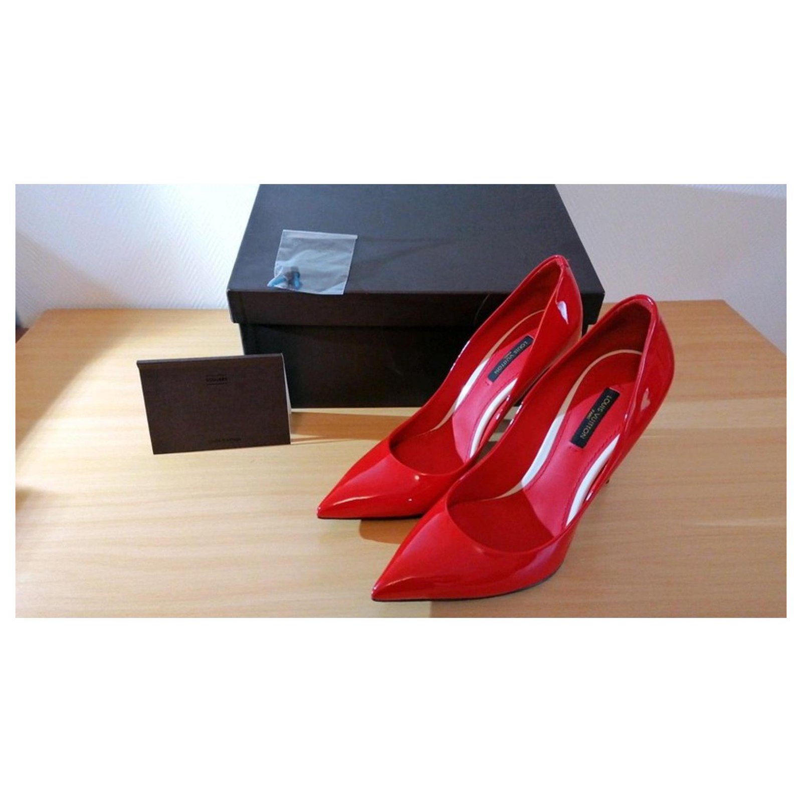 Louis Vuitton Heels Red Patent leather ref.176009 - Joli Closet
