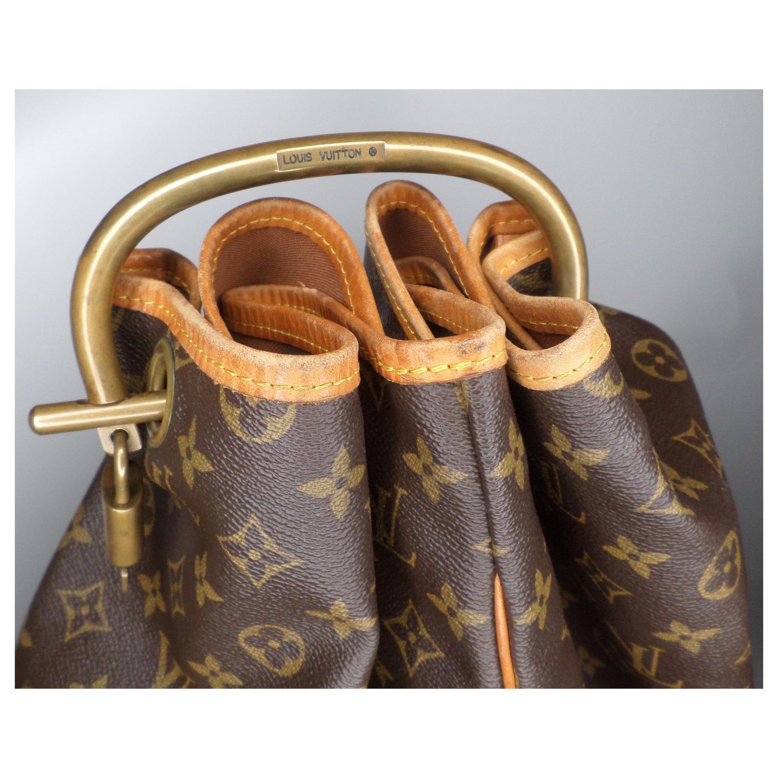 Louis Vuitton pouch to4 MULTI-POCKET Brown Cloth ref.564060 - Joli