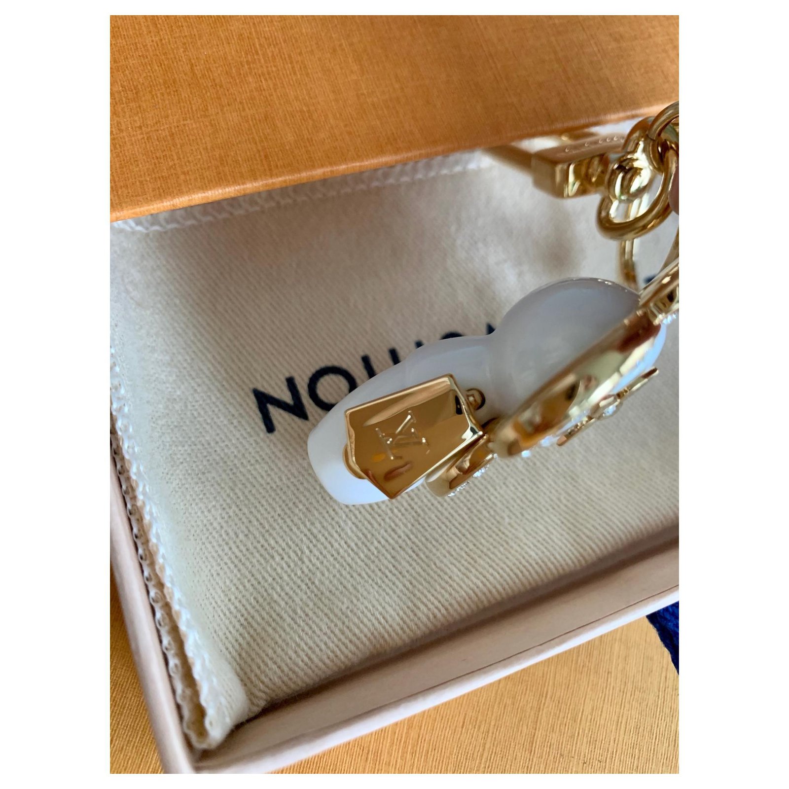 Louis Vuitton Strass Vivienne Winter Bag Charm - Gold Keychains,  Accessories - LOU413270