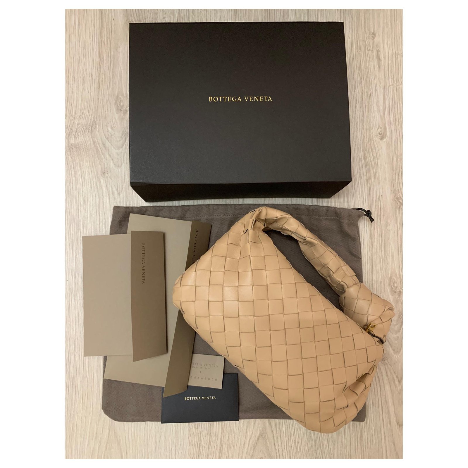 Jodie handbag Bottega Veneta Beige in Fur - 26480169