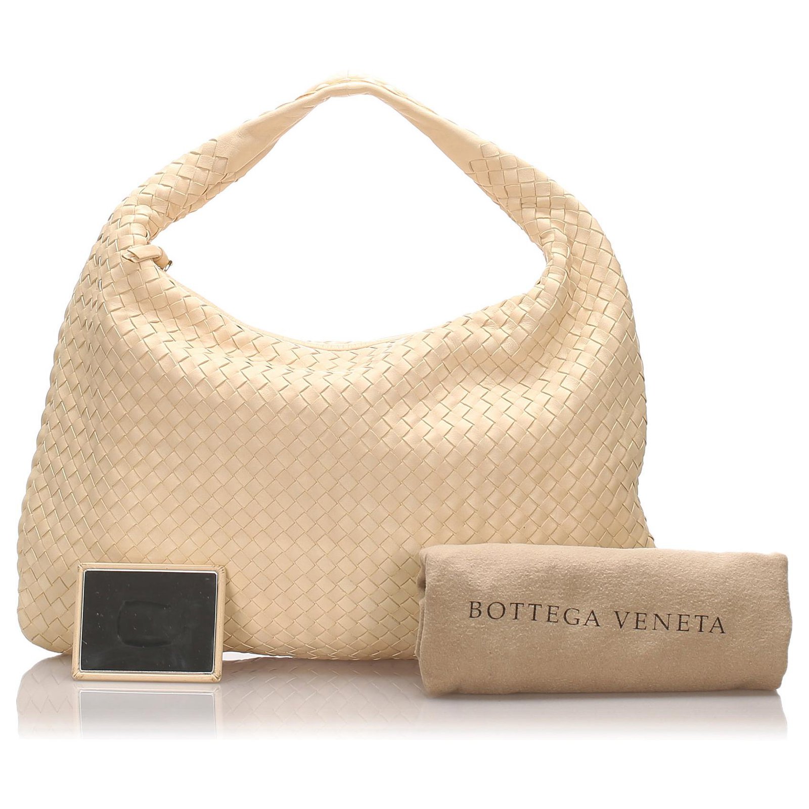 Bottega Veneta Intrecciato Leather Business Bag 191259 Beige Pony-style  calfskin ref.733715 - Joli Closet