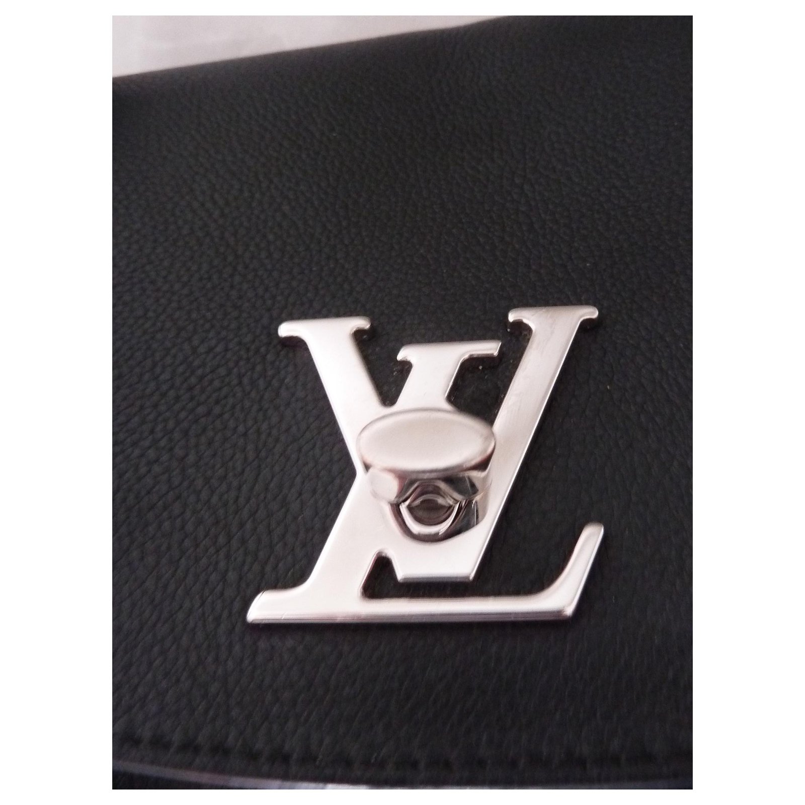 Louis Vuitton Black Monogram Giant Pochette Cles Leather ref.968672 - Joli  Closet