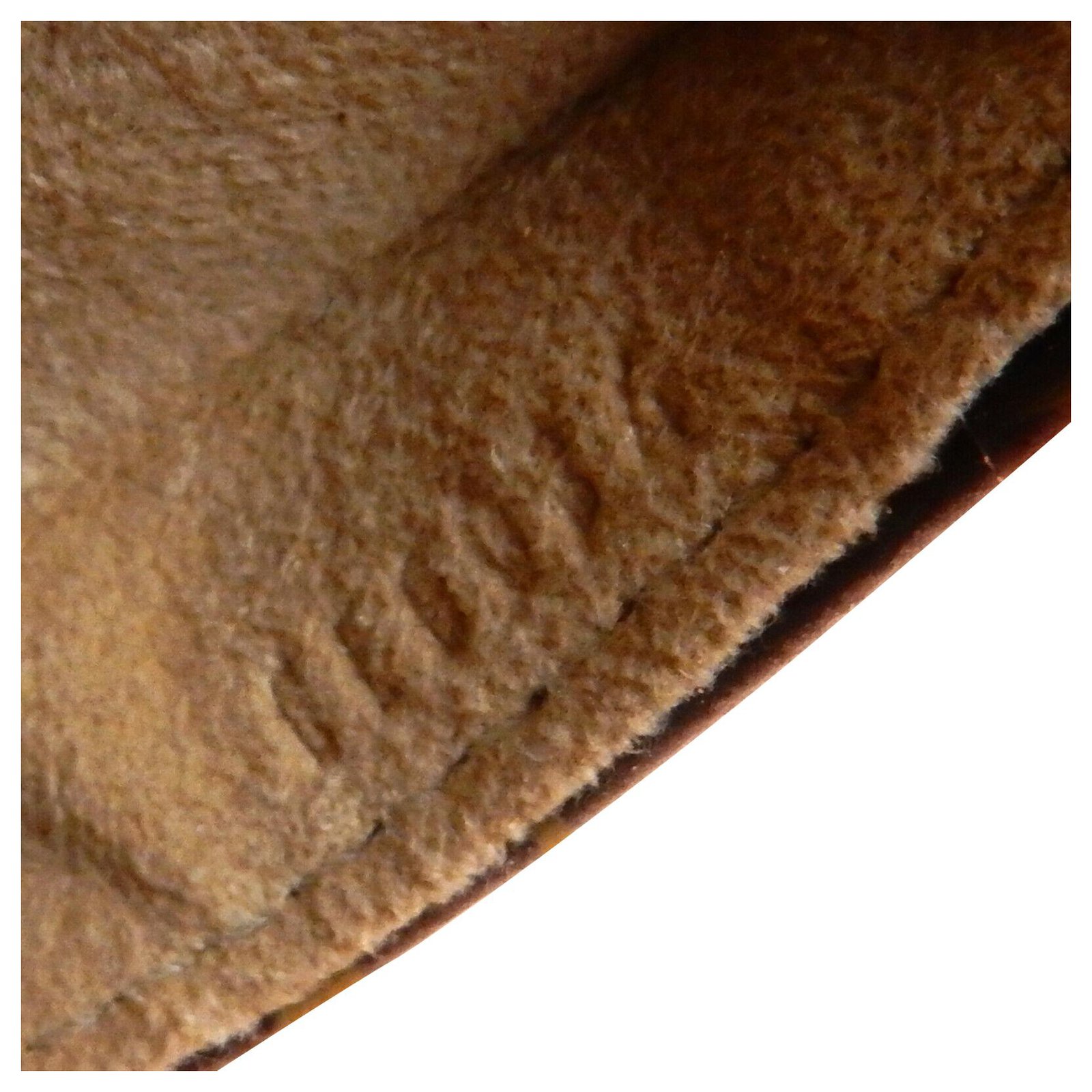 Louis Vuitton Vinyl Neo Cabas Ambre MM Brown Leather ref.177692