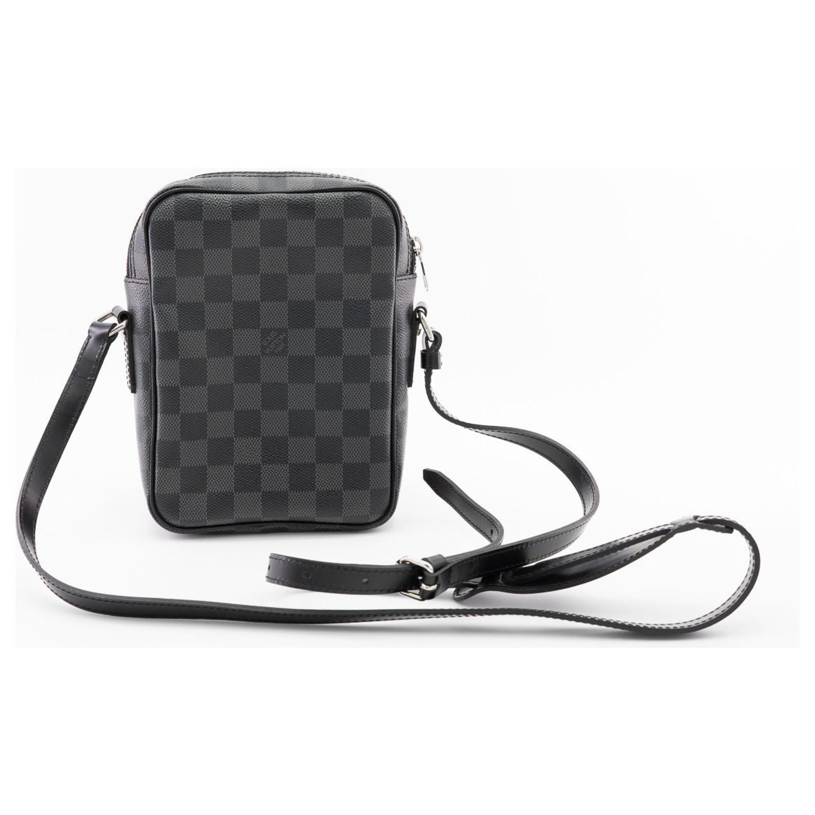 Shoulder Bag (pannier) Louis Vuitton Rem in graphic checkered