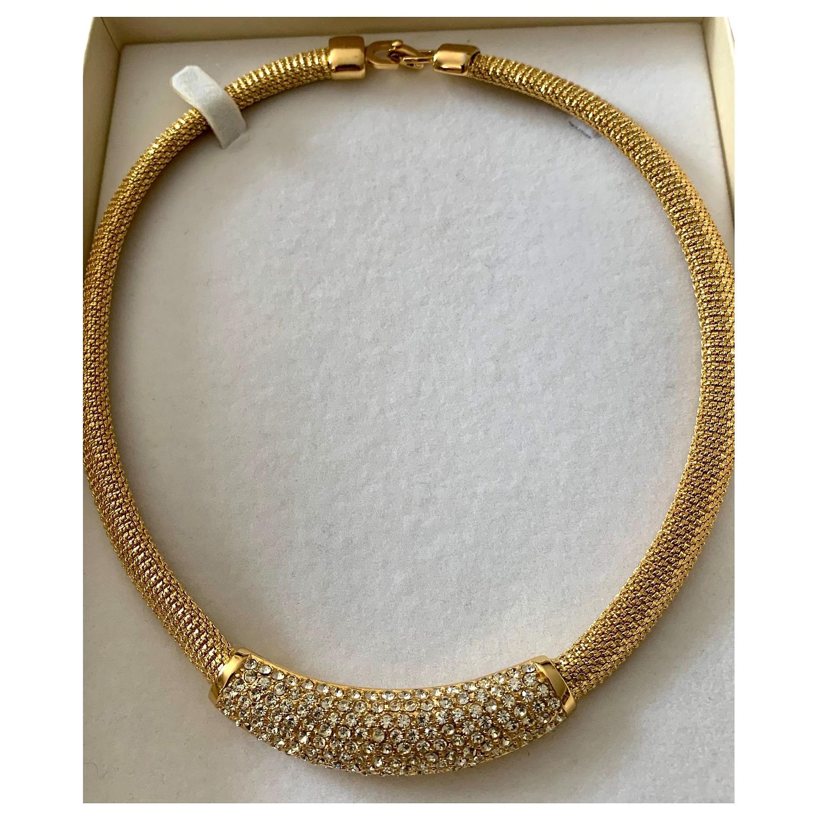 Christian Dior Superbe Collier semi-rigide Vintage période 