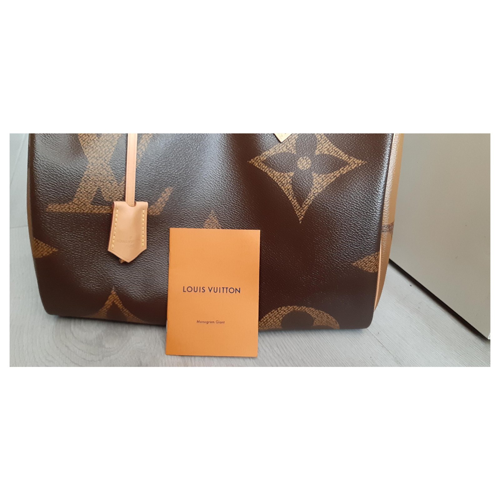 Louis Vuitton Speedy Bandouliere 30 Monogram giant Brown Cloth ref.178183 -  Joli Closet