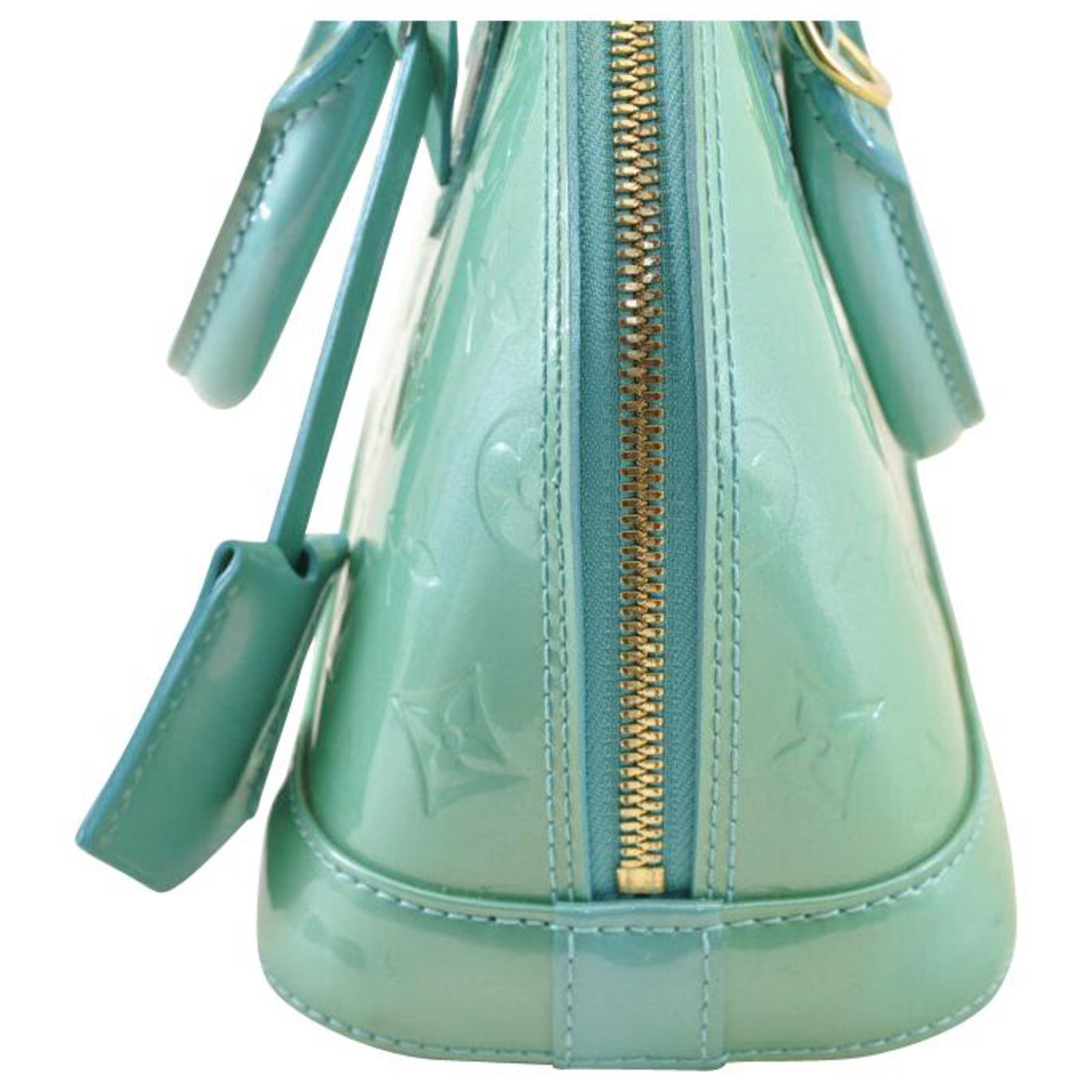 Louis Vuitton Turquois Vernis Alma BB Bag – Bagaholic