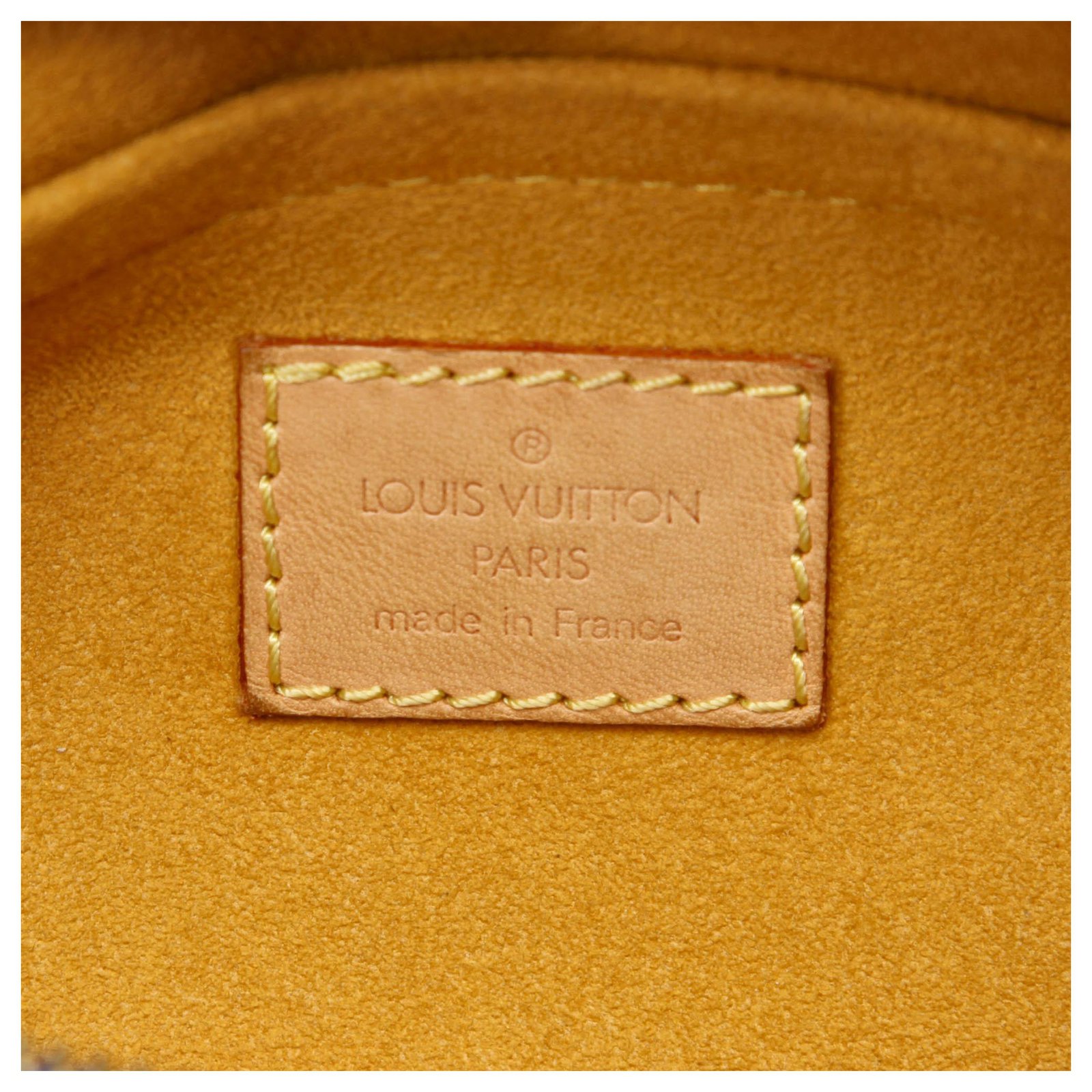 Louis Vuitton Blue Monogram Denim Neo Speedy Brown Leather Cloth ref.178516  - Joli Closet