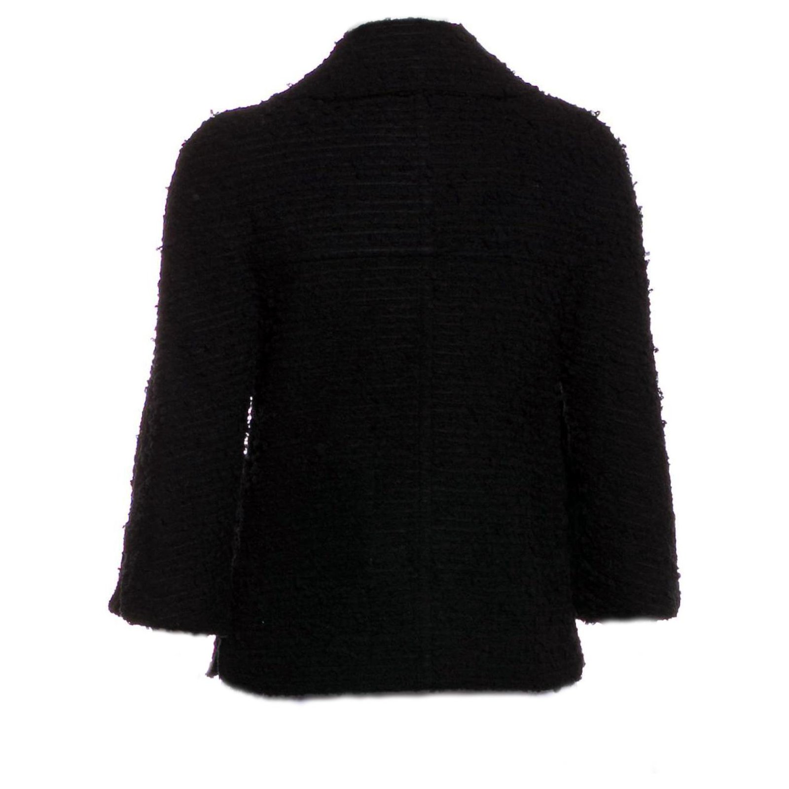 Chanel 2018 Pre-Spring tweed jacket Black ref.179187 - Joli Closet