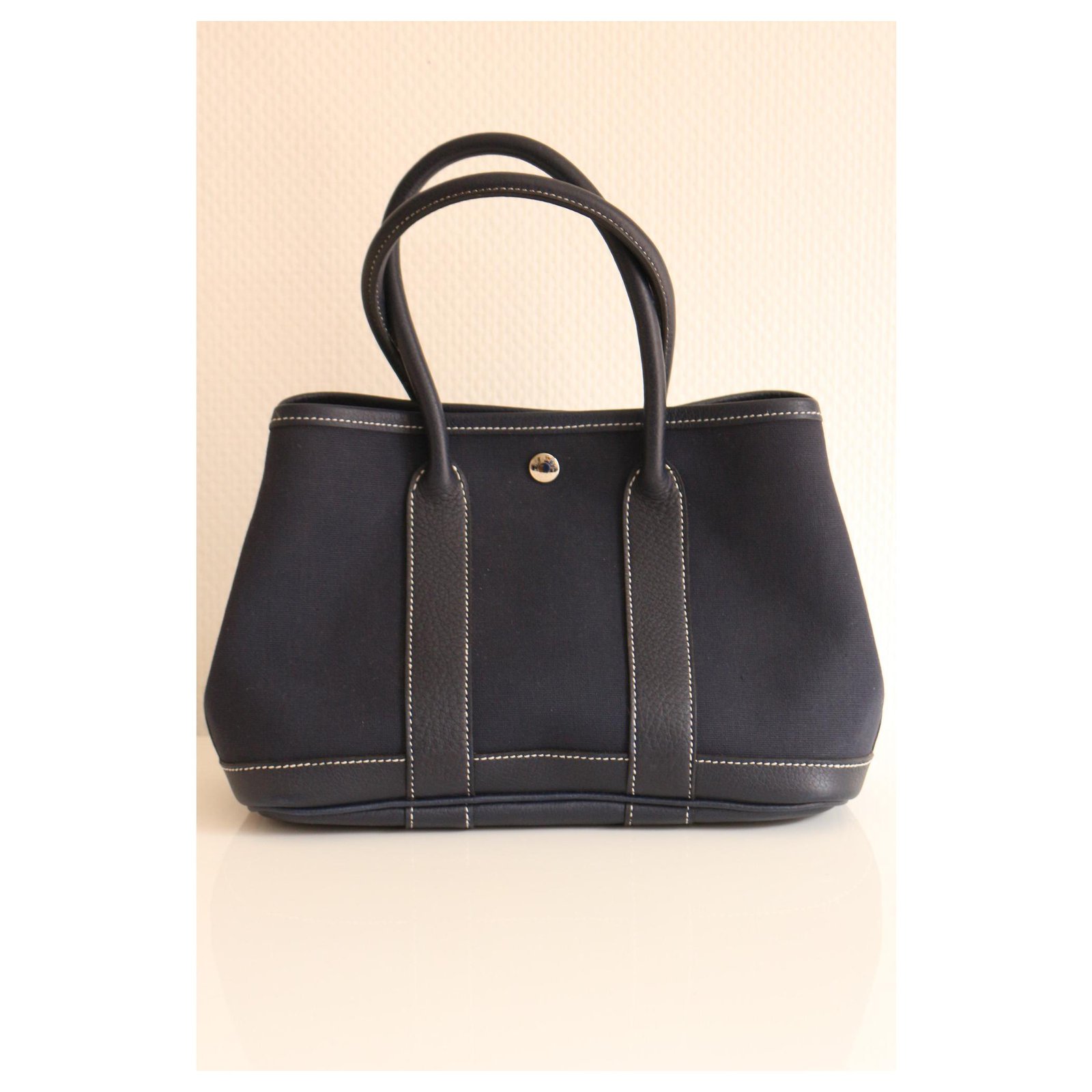 Hermès Garden Party TTPM - Blue Mini Bags, Handbags - HER99944