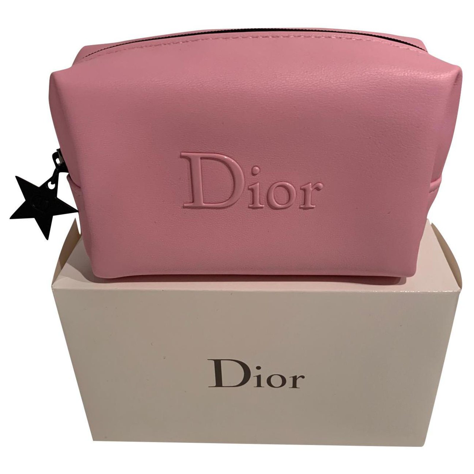 Christian Dior Clutch bags Pink Synthetic ref.180053 Joli Closet