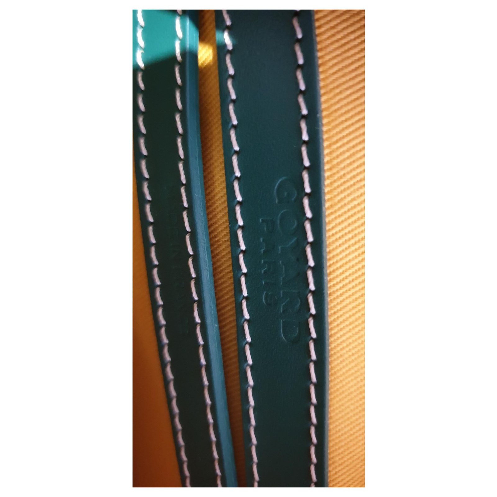 Goyard Green cap Black Leather ref.105741 - Joli Closet