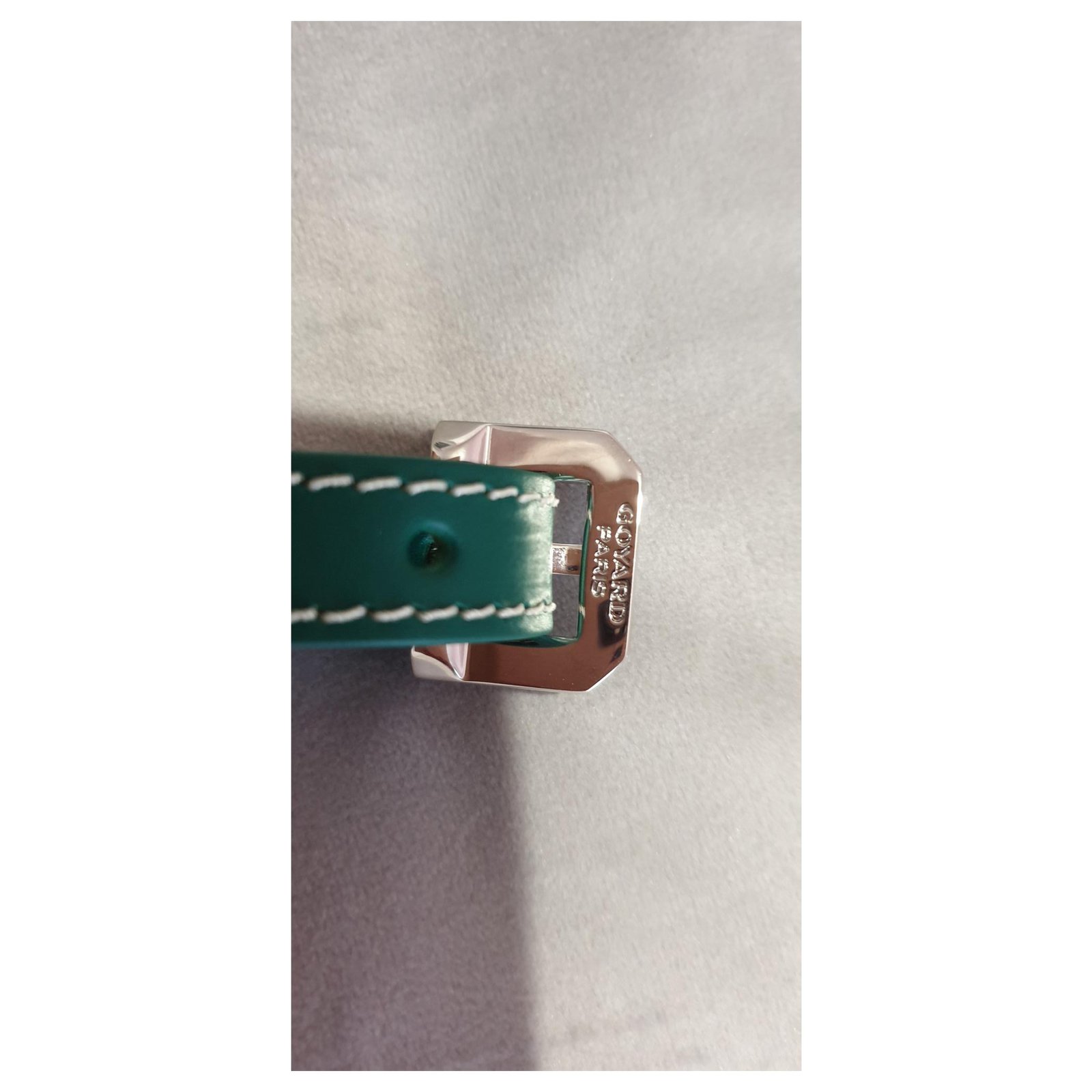 Cap Vert Goyard Green cap Patent leather ref.180108 - Joli Closet
